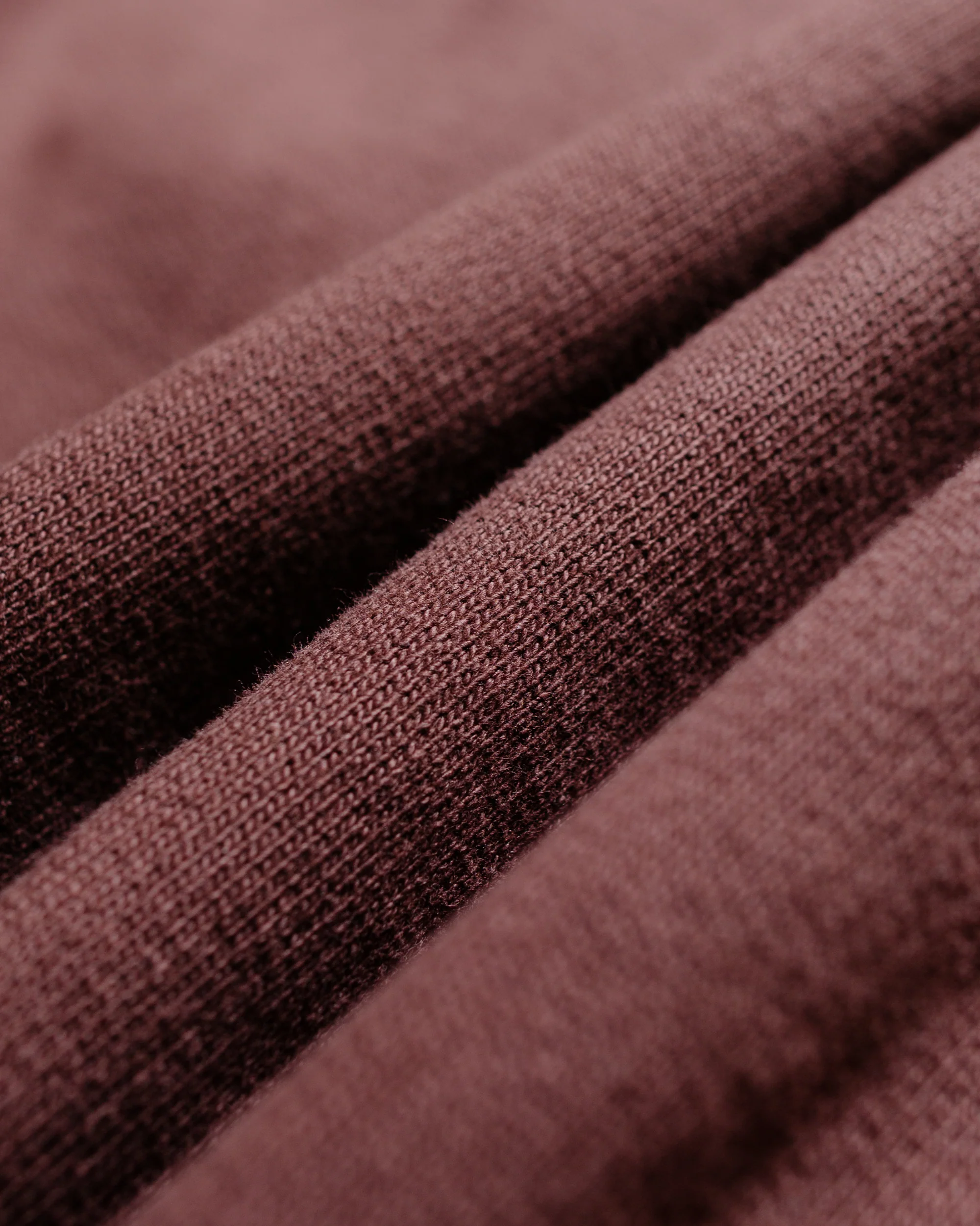Norse Projects Bjorn Relaxed Organic Loopback Track Jacket Mahogany - Image 6