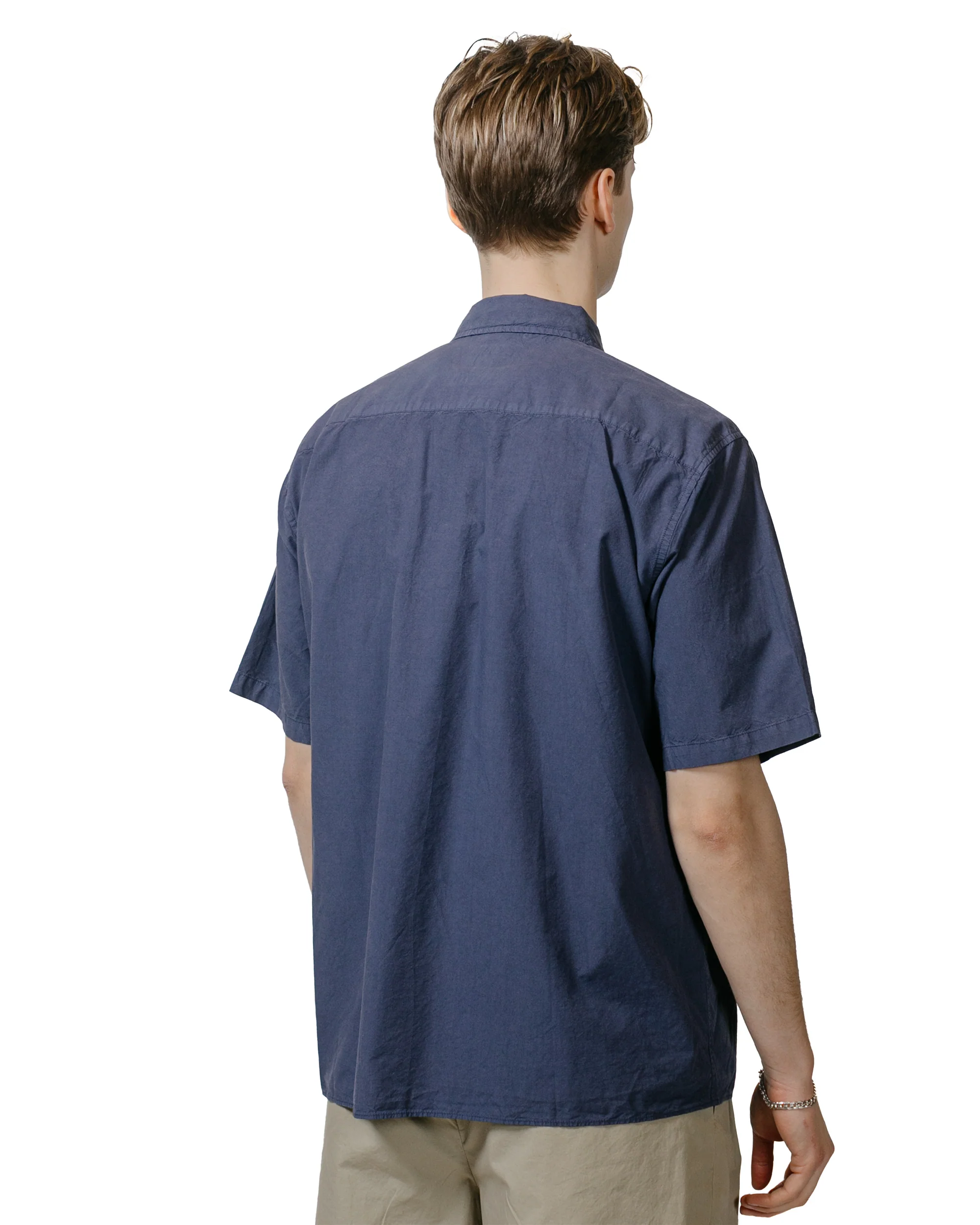 Norse Projects Carsten Cotton Tencel Calcite Blue - Image 3