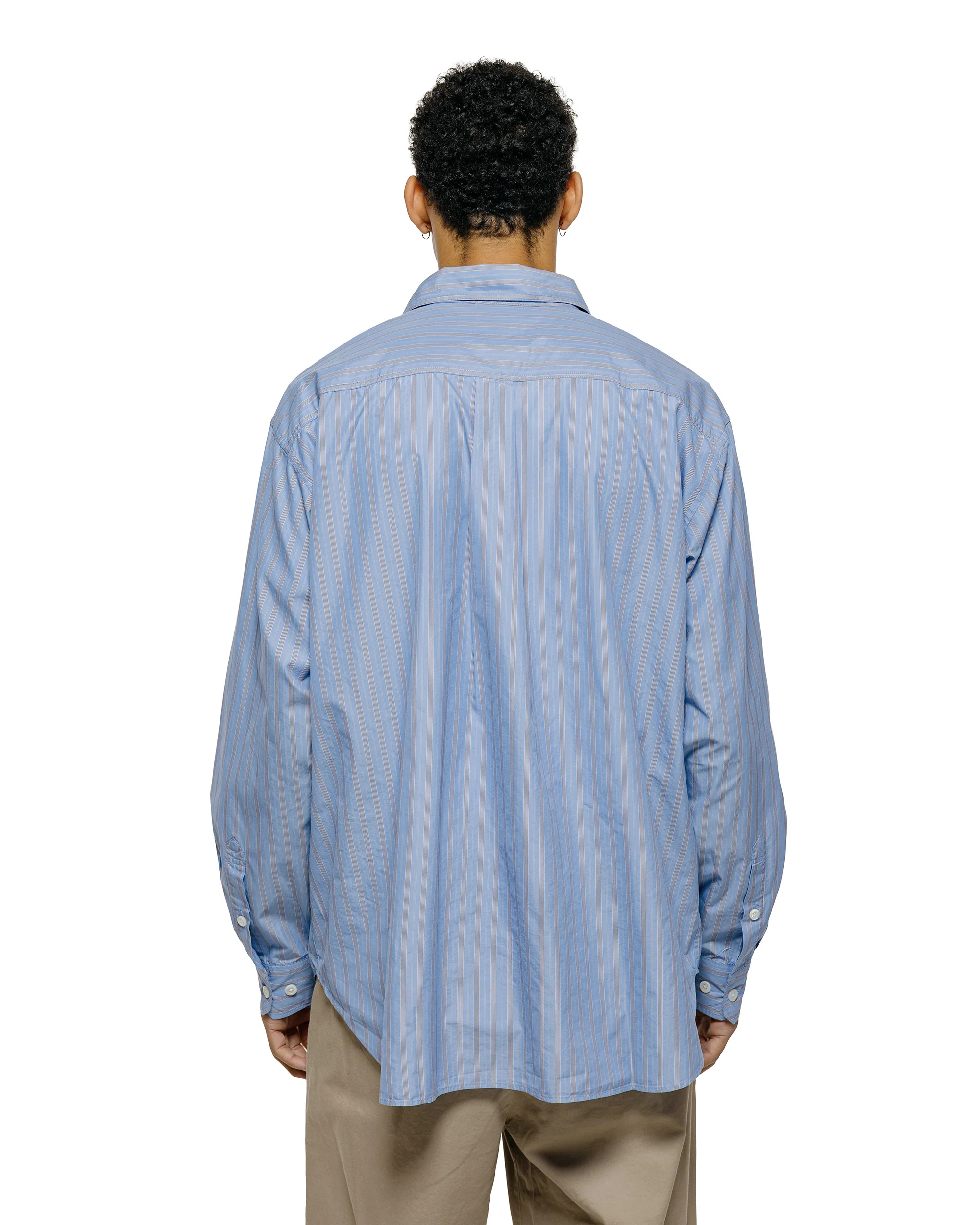 Norse Projects Espevik Fine Oversize Shirt Bel Air Blue - Image 3