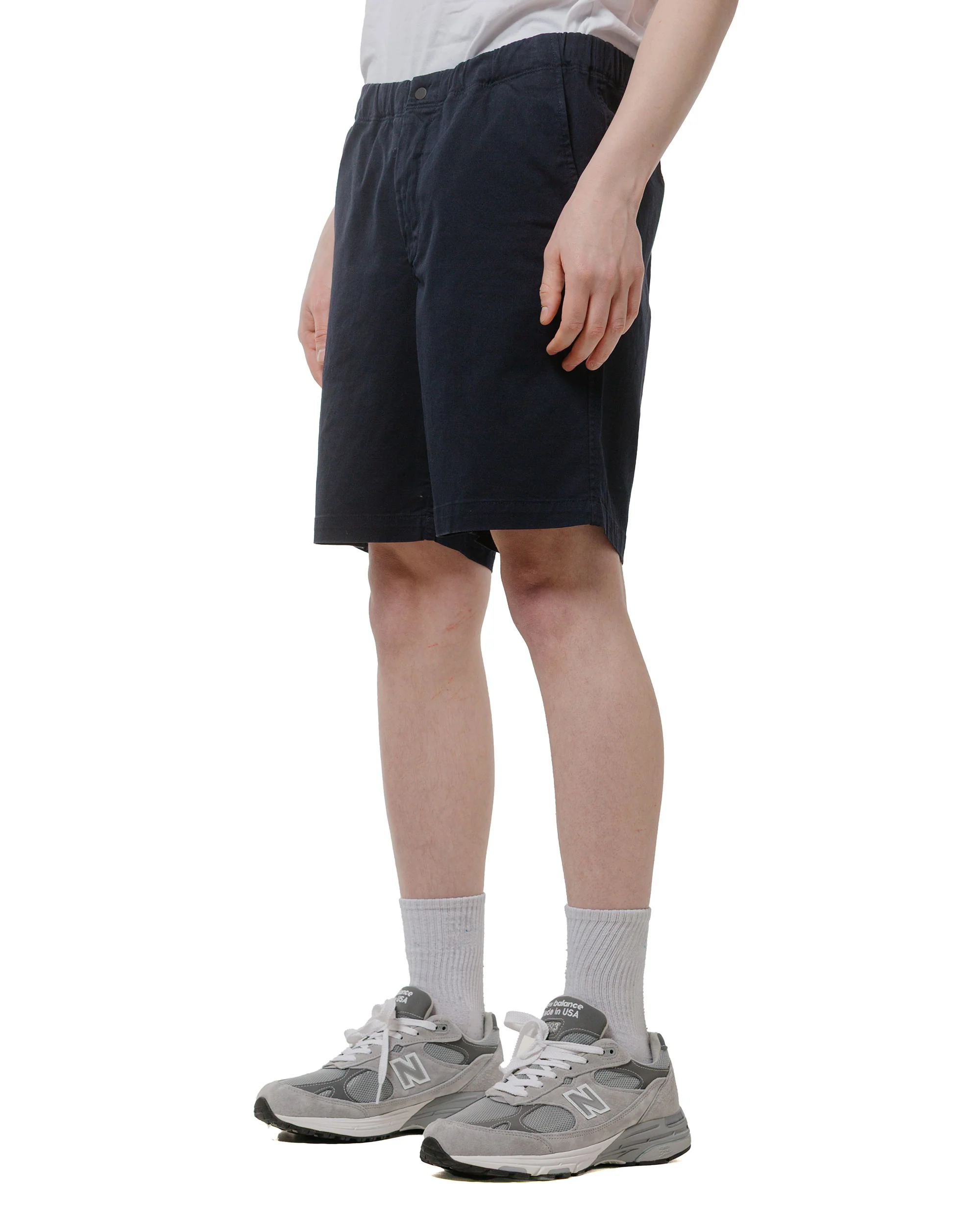 Norse Projects Ezra Stretch Twill Shorts Dark Navy - Image 2