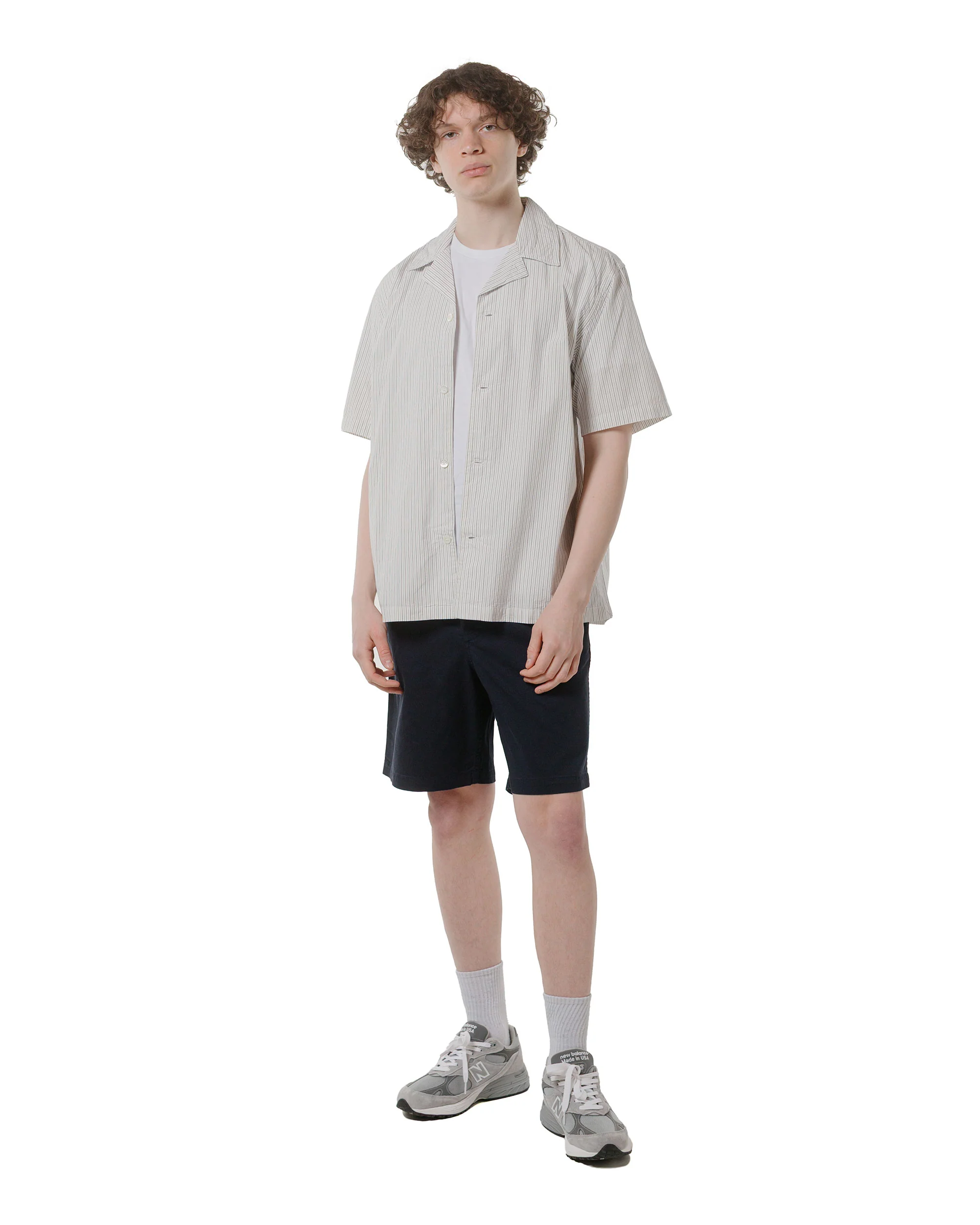 Norse Projects Ezra Stretch Twill Shorts Dark Navy - Image 4