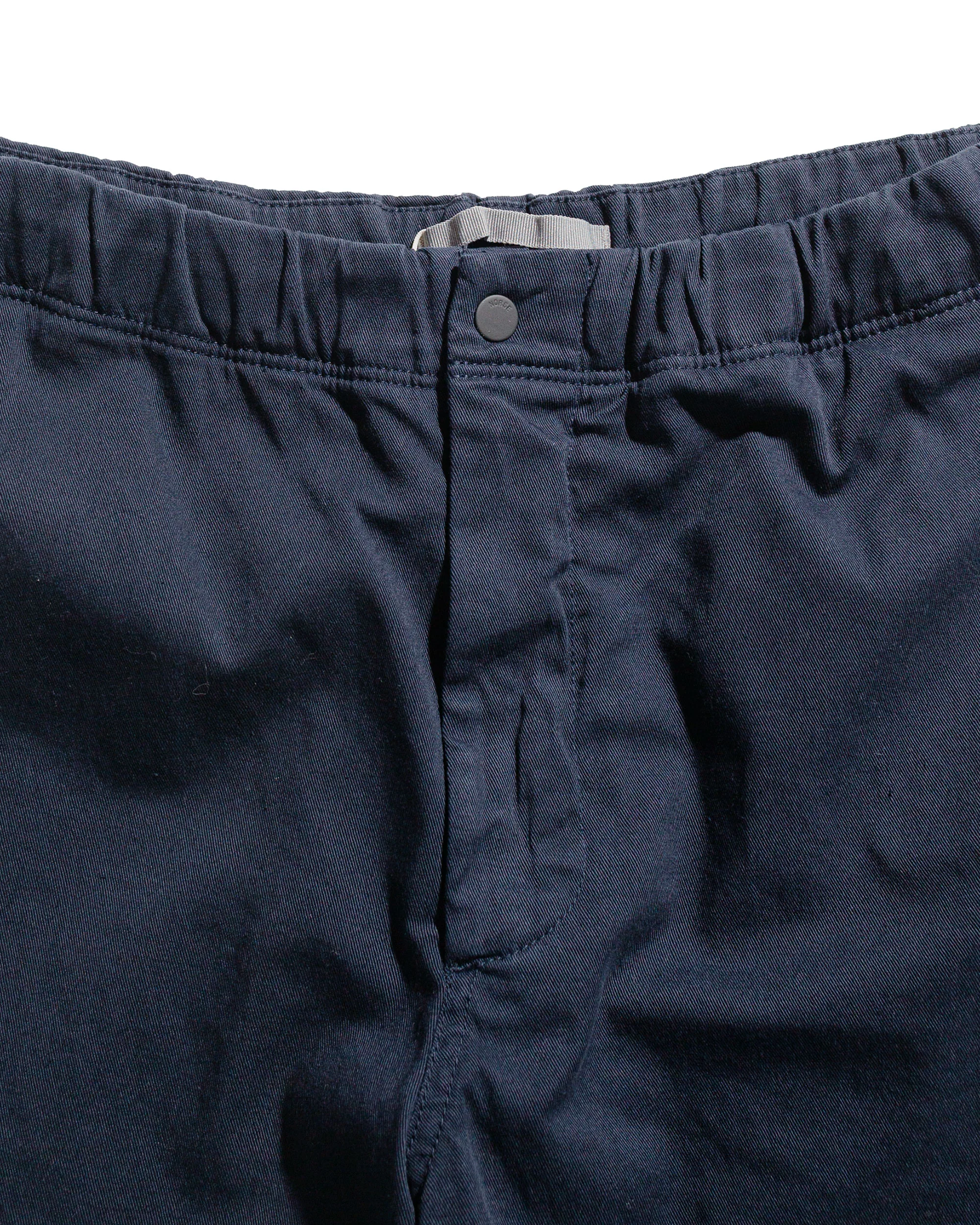 Norse Projects Ezra Stretch Twill Shorts Dark Navy - Image 5
