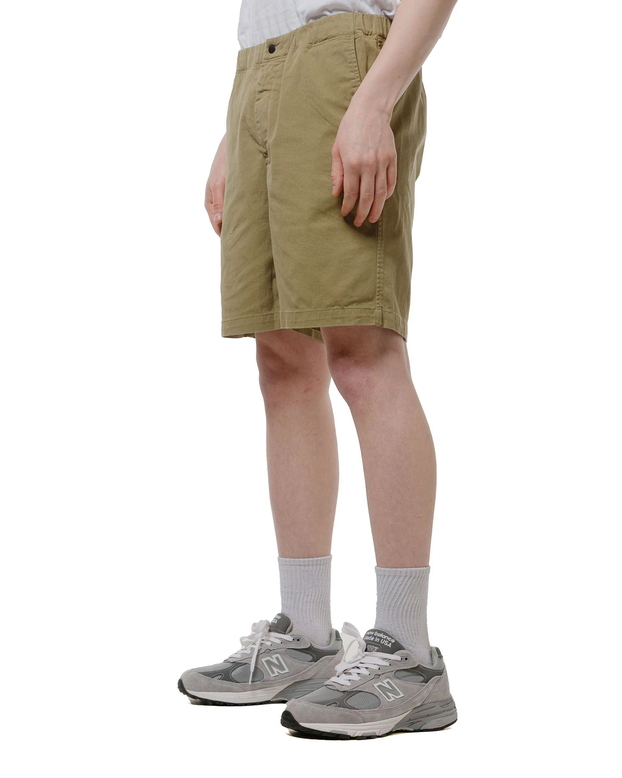 Norse Projects Ezra Stretch Twill Shorts Moss Green - Image 2