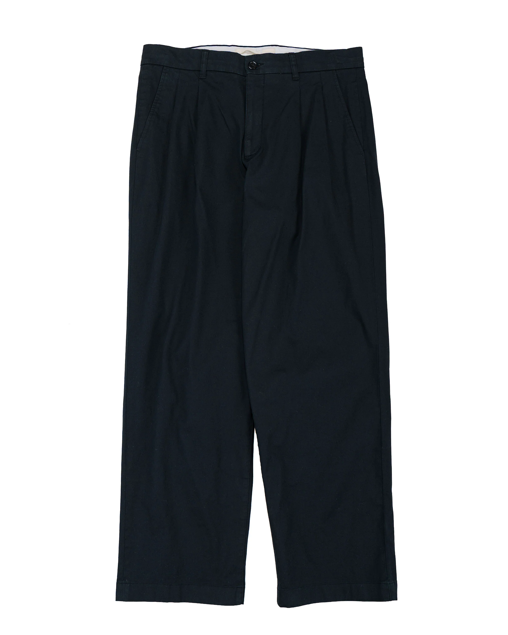 Norse Projects Hestur Relaxed Twill Pleated Trouser Black