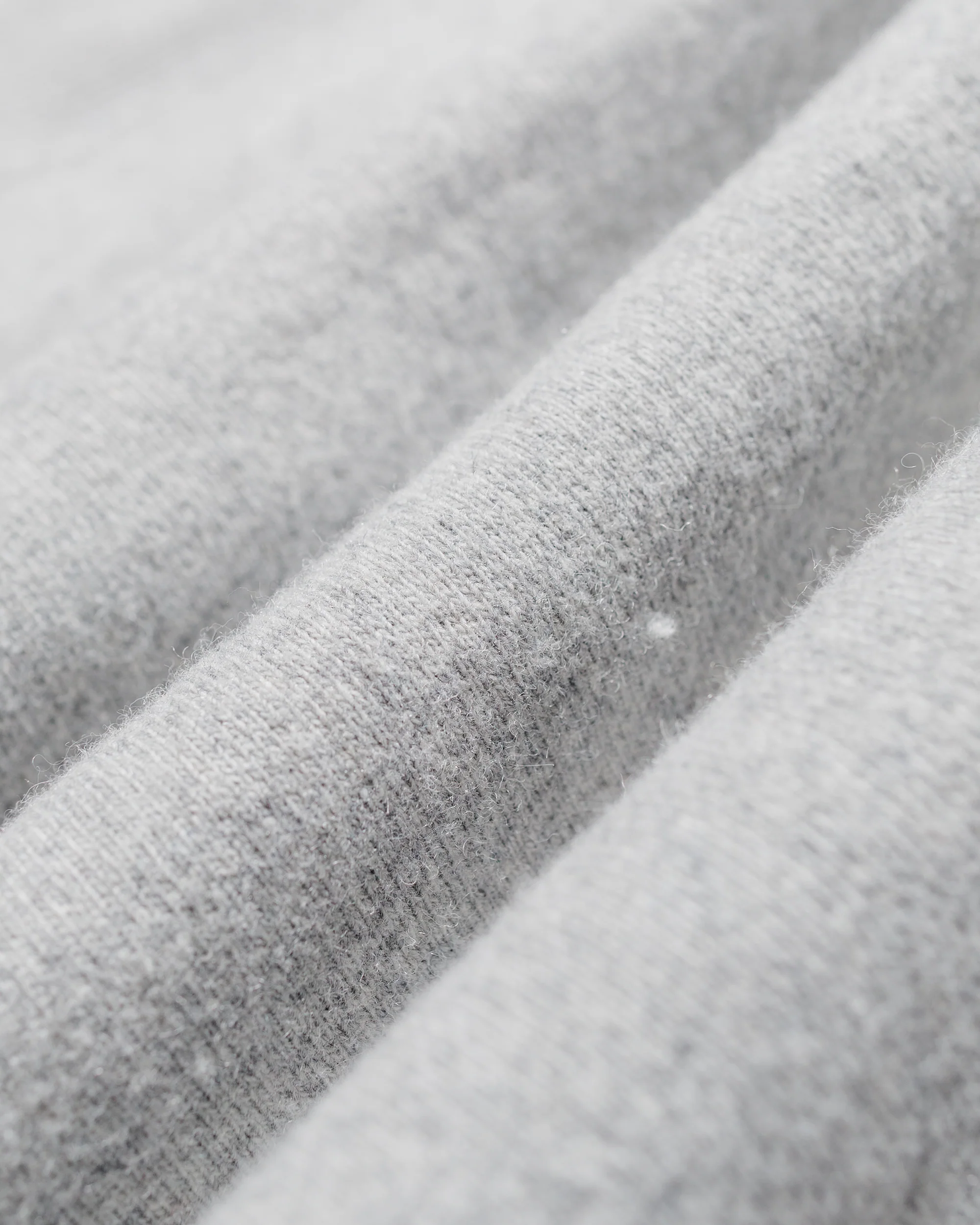 Norse Projects Ketel Relaxed Cotton Wool Half Zip Sweatshirt Grey Melange - Image 6