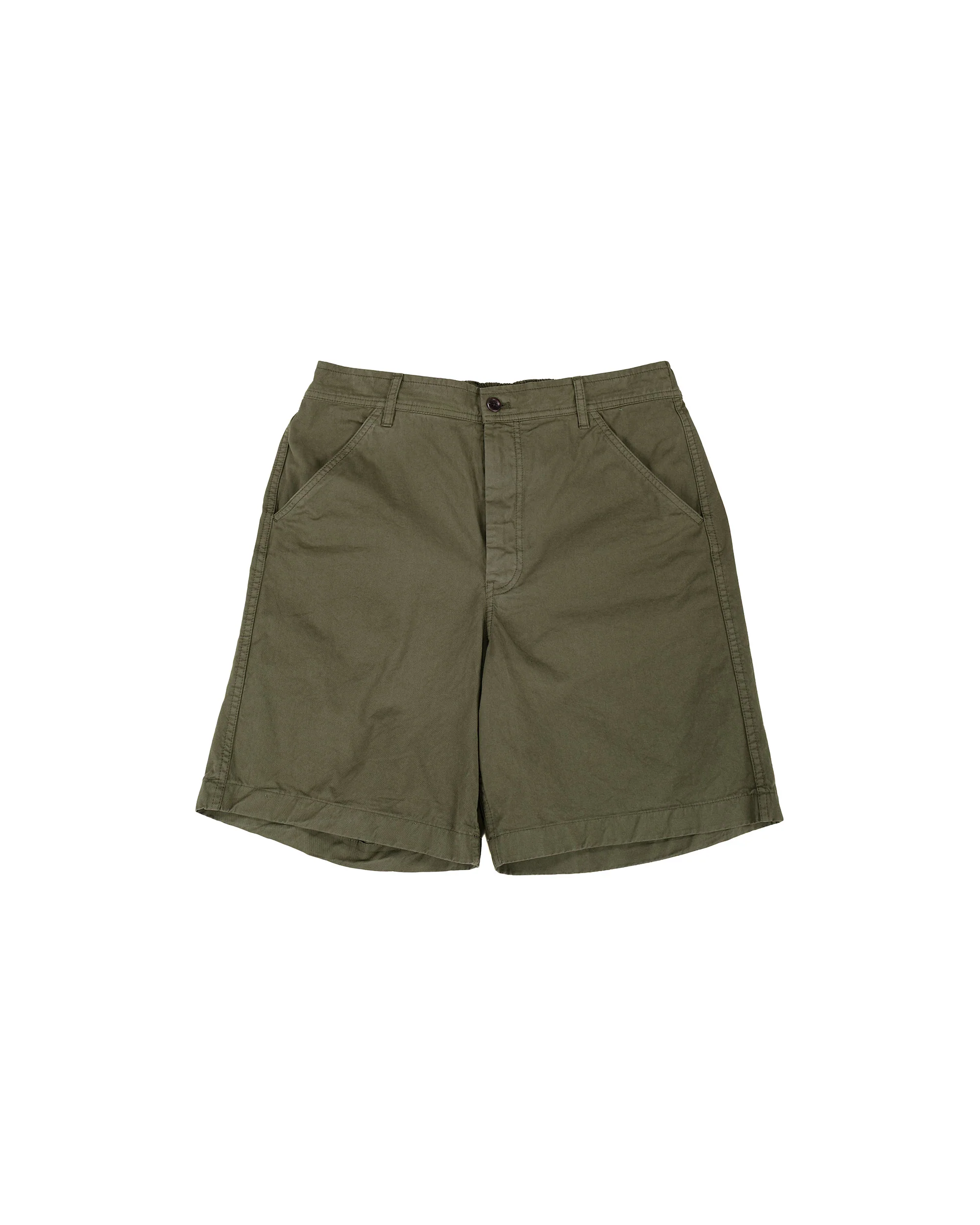 Norse Projects Kvitfjell Relaxed Cotton Twill Short Olive Night