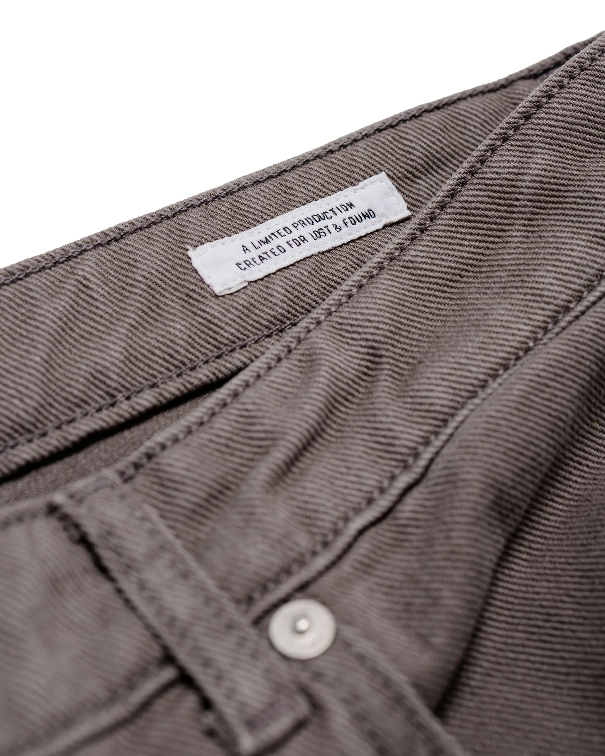 Norse Projects Lost & Found Korshavn Relaxed 5 Pocket Magnet Grey - Image 10