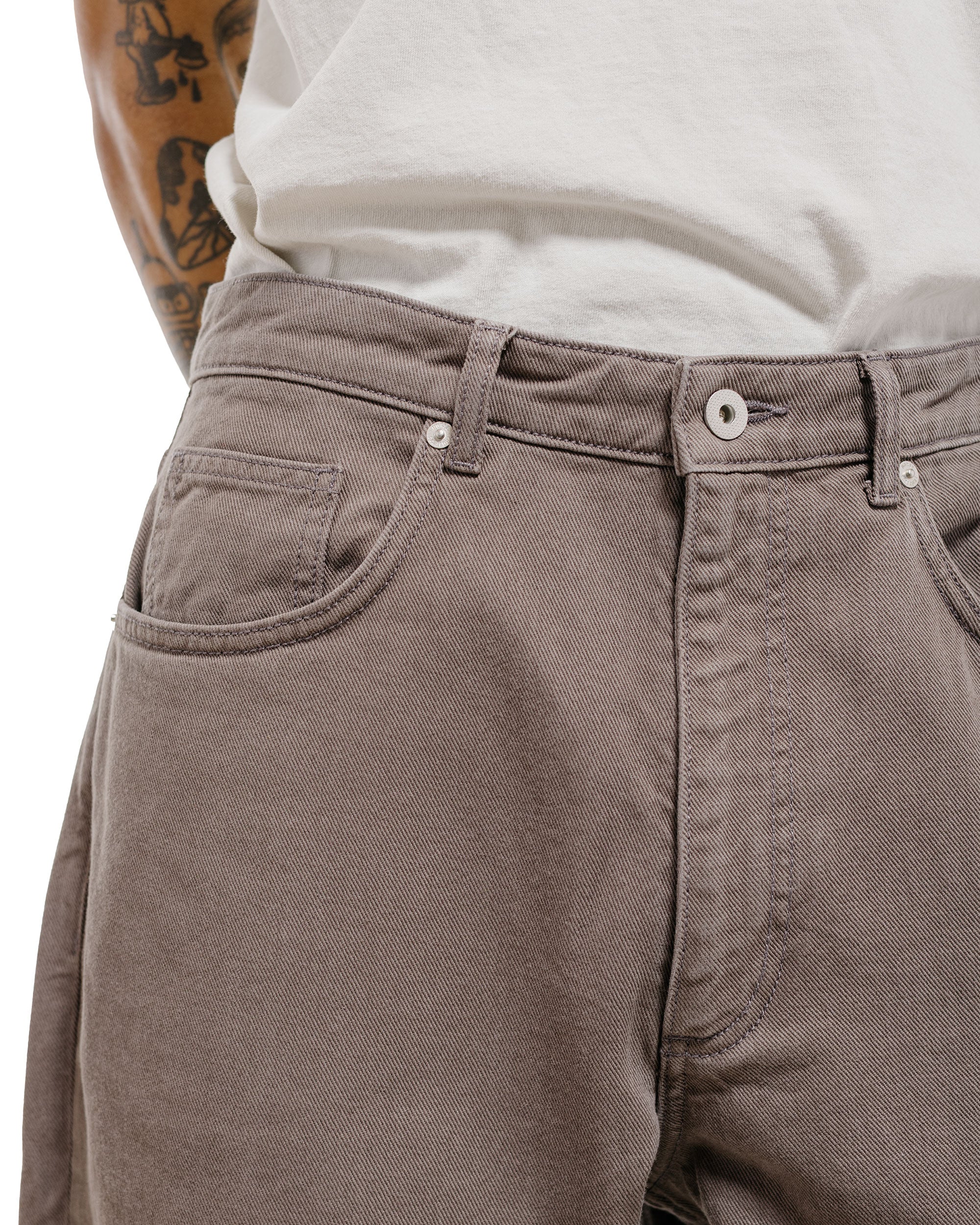 Norse Projects Lost & Found Korshavn Relaxed 5 Pocket Magnet Grey - Image 3