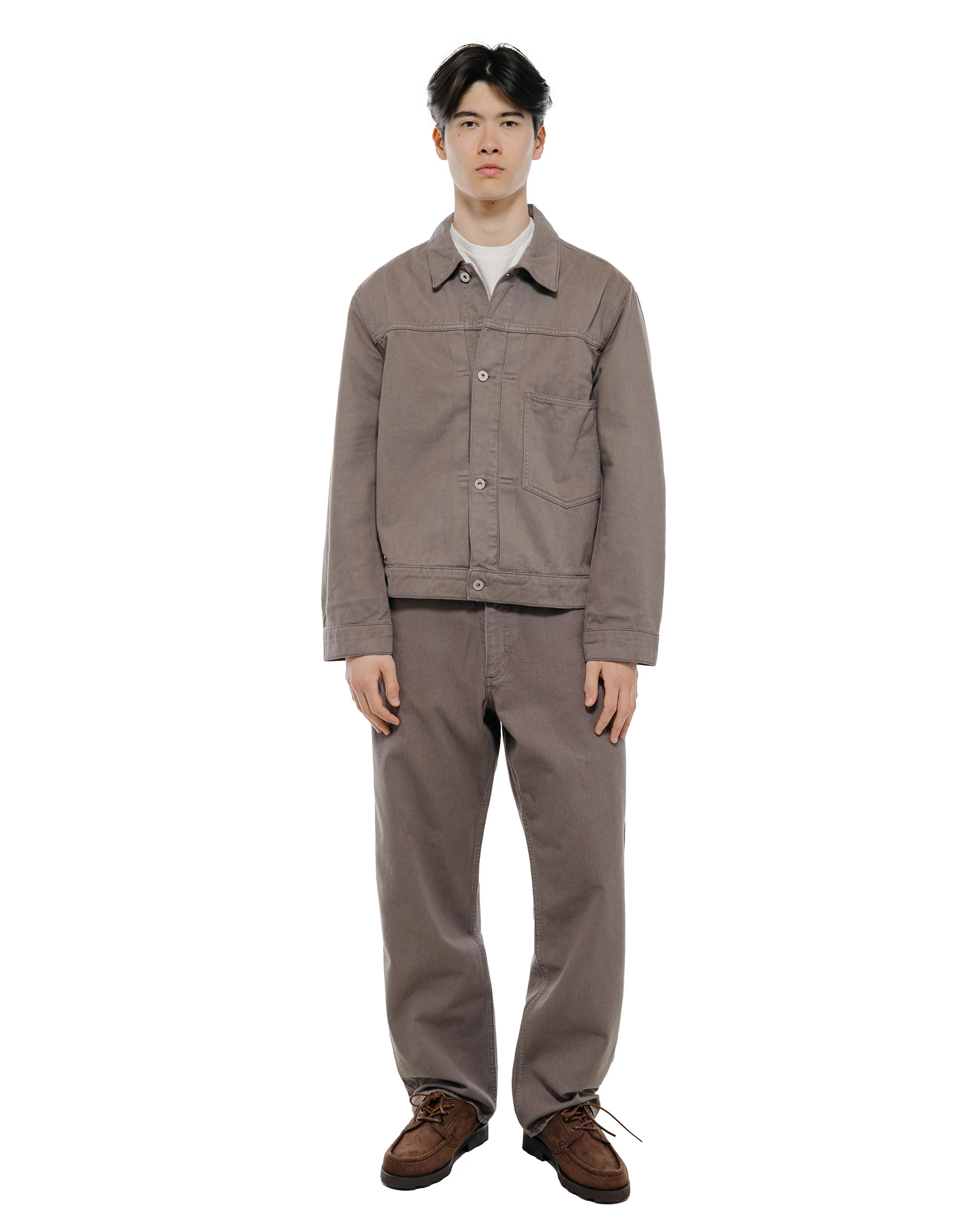 Norse Projects Lost & Found Korshavn Relaxed 5 Pocket Magnet Grey - Image 9