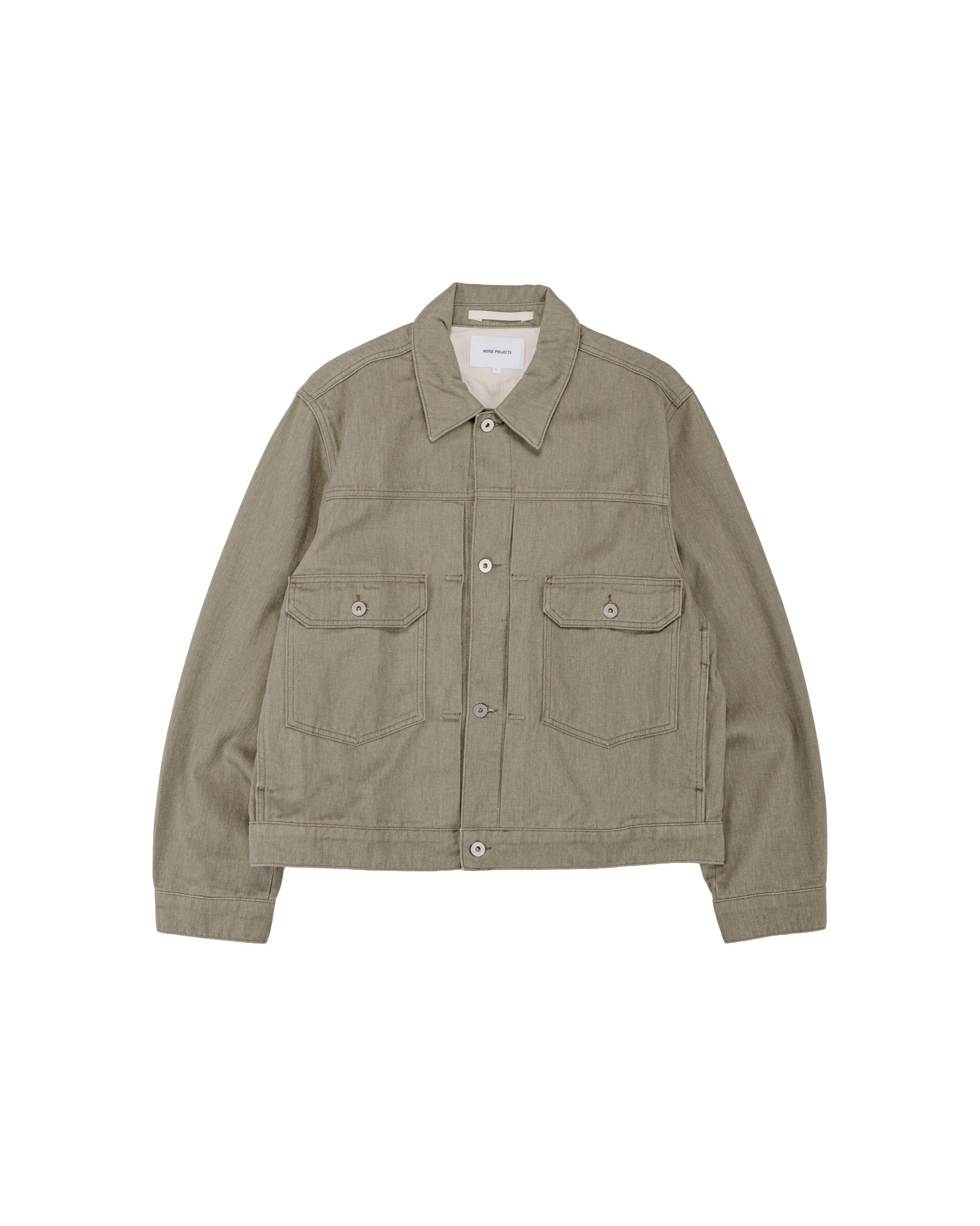 Norse Projects Storadal Resist Dyed Twill Type II Jacket Vetiver