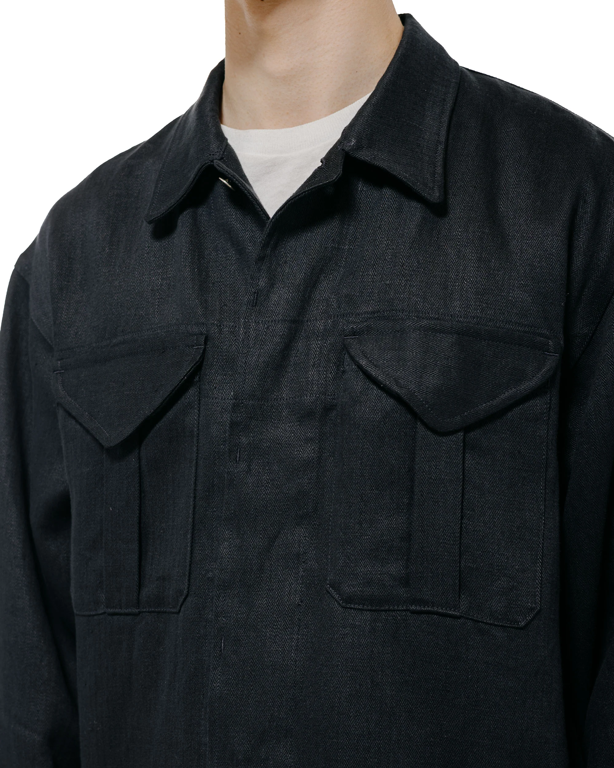 Old Joe Fly-Front Arthur Jacket Black - Image 3