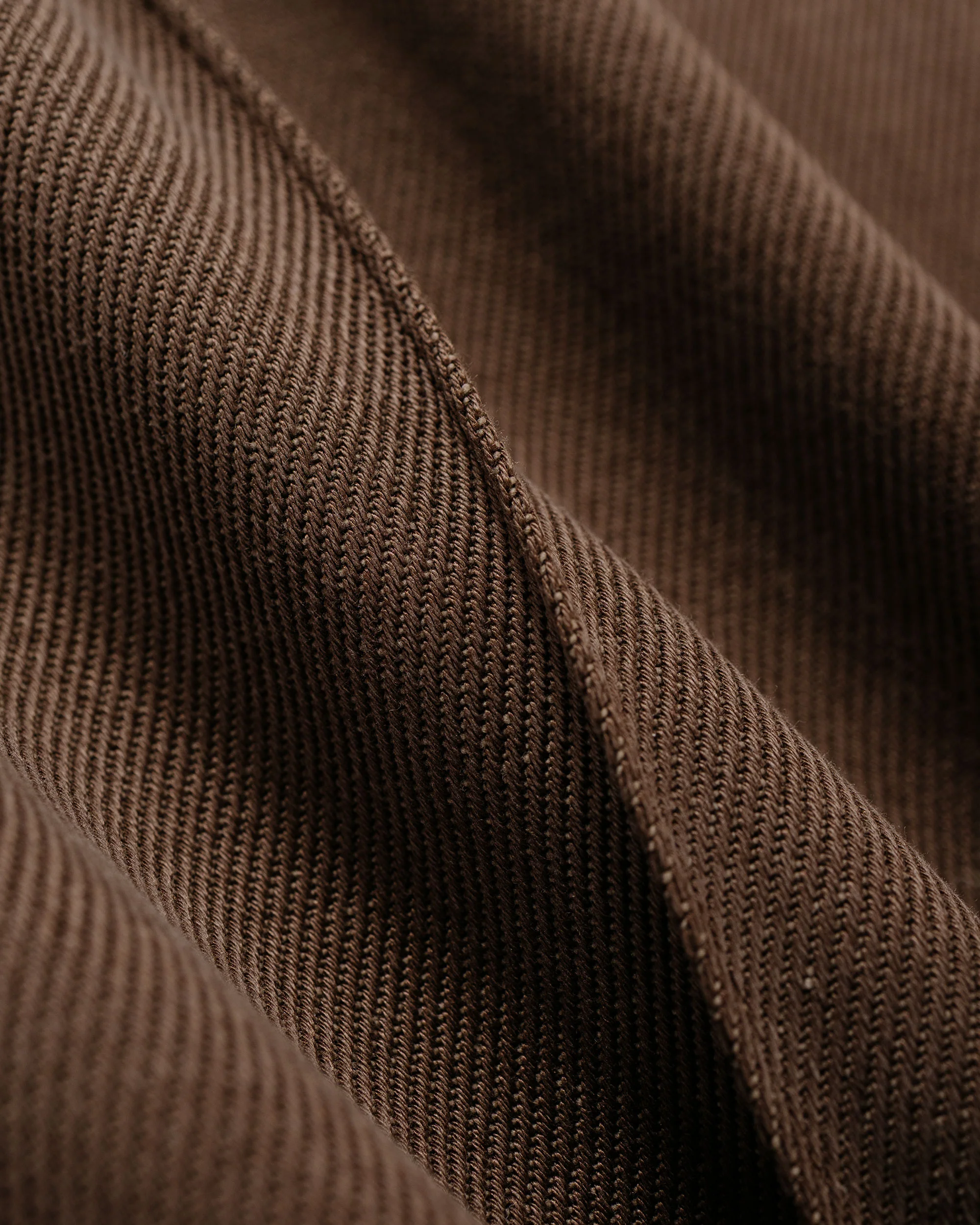 Old Joe Front Tuck Army Trouser Coffee - Image 6
