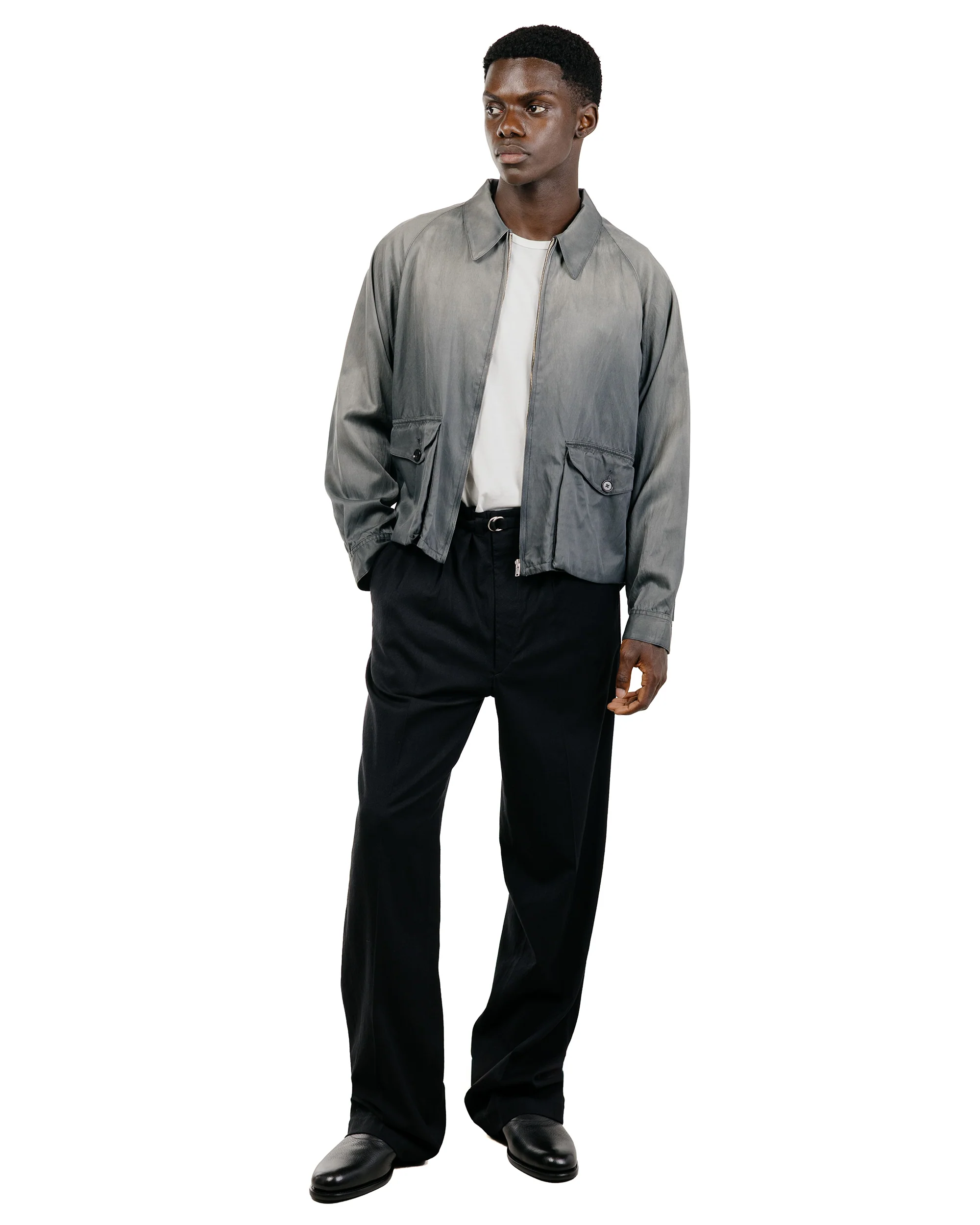 Old Joe Patina-Rayon Weather Chief Jacket Celadon - Image 5