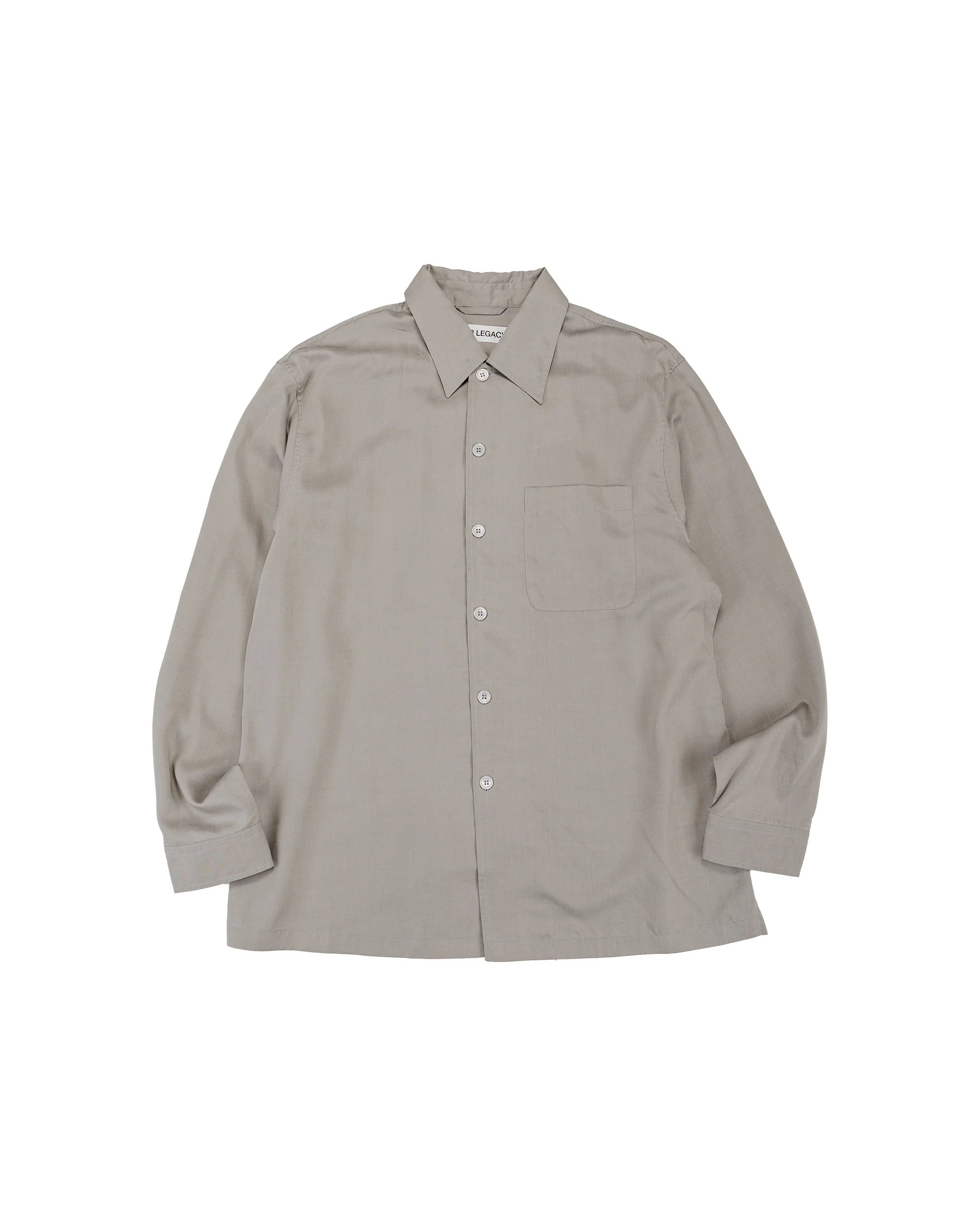 Our Legacy Every Shirt Willow Grey Softflow Tencel
