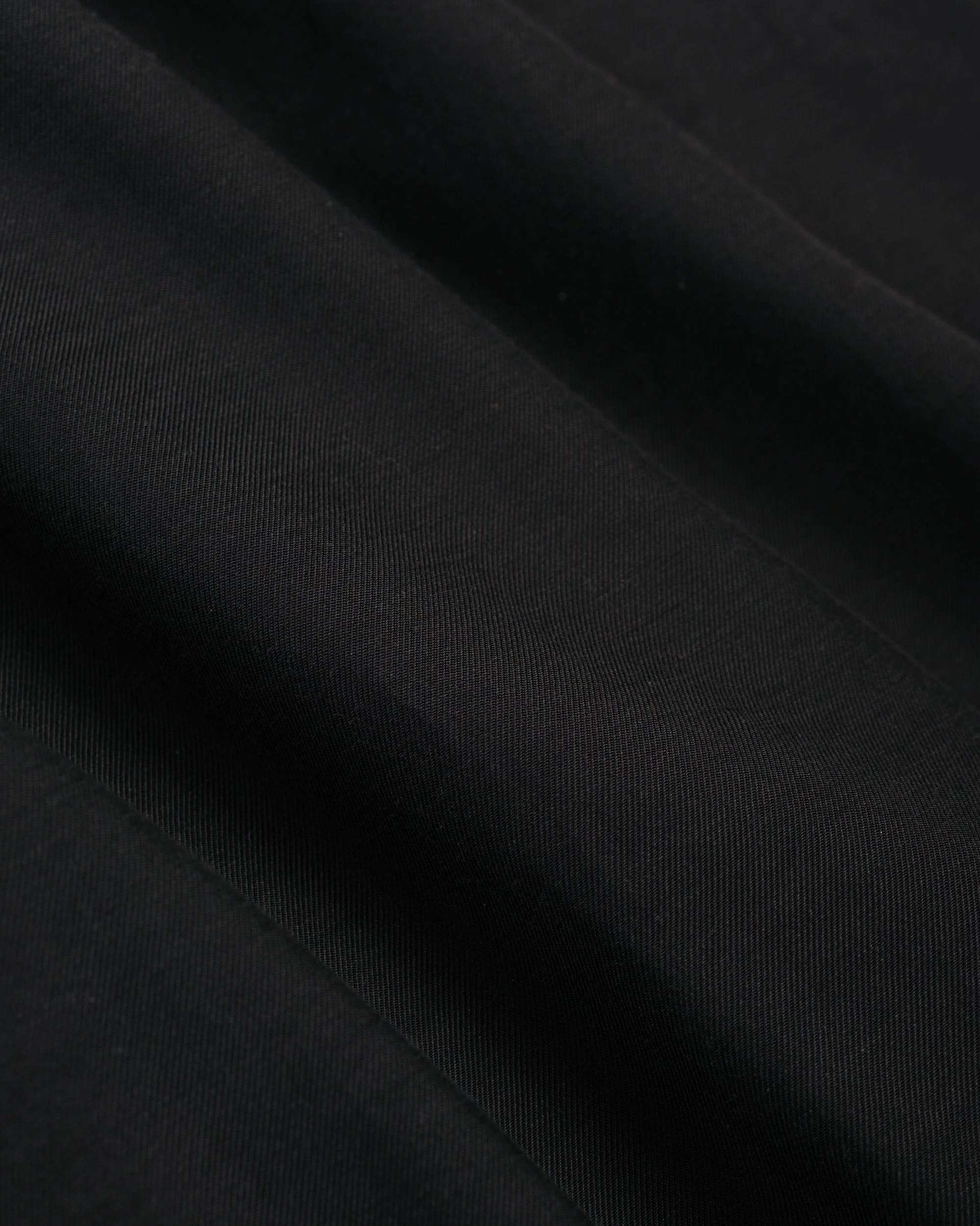 Our Legacy Leisure Shorts Still Black Calm Cupro Cotton - Image 6