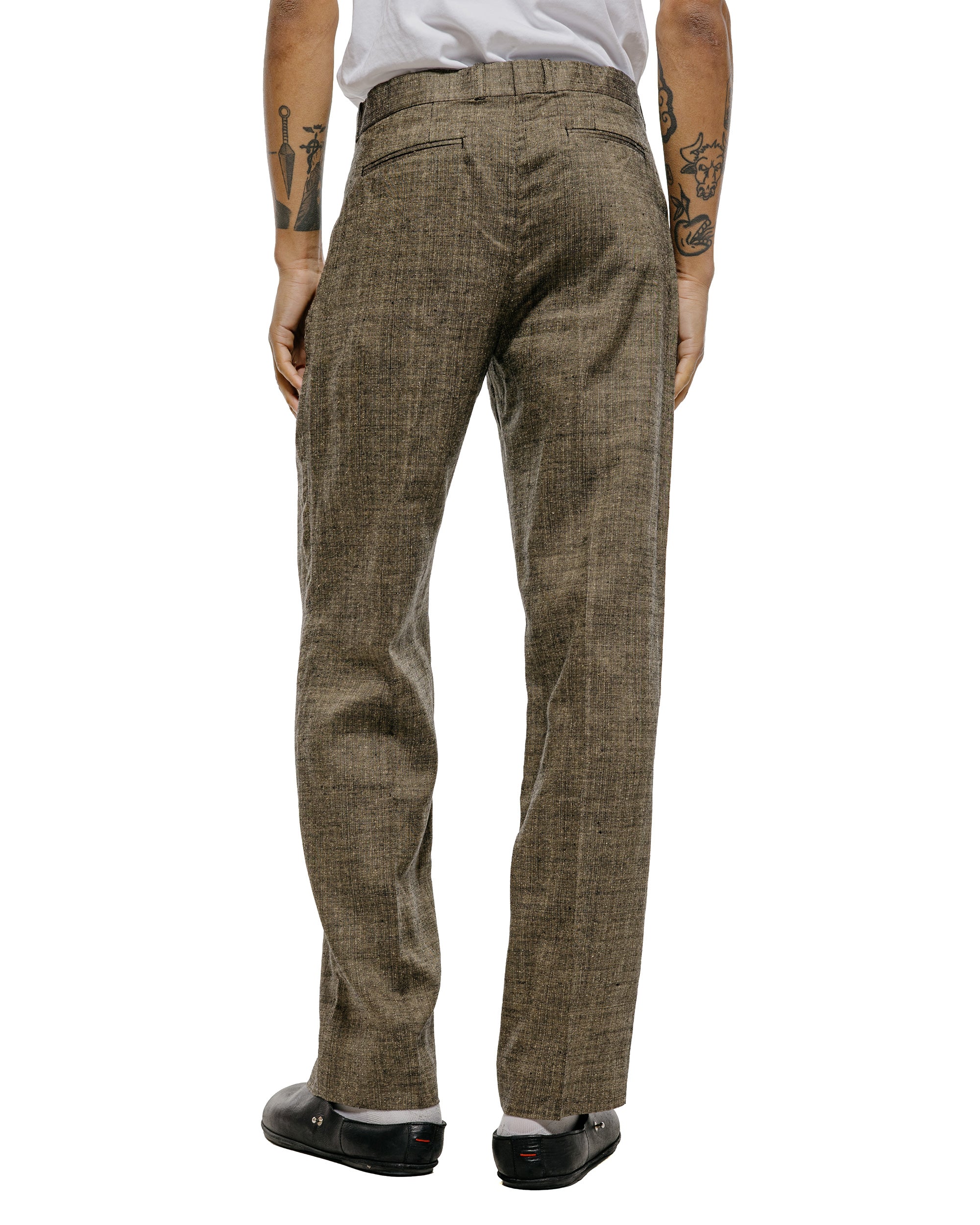 Our Legacy Slack Trouser Deep Husk Soft Grain Weave - Image 3