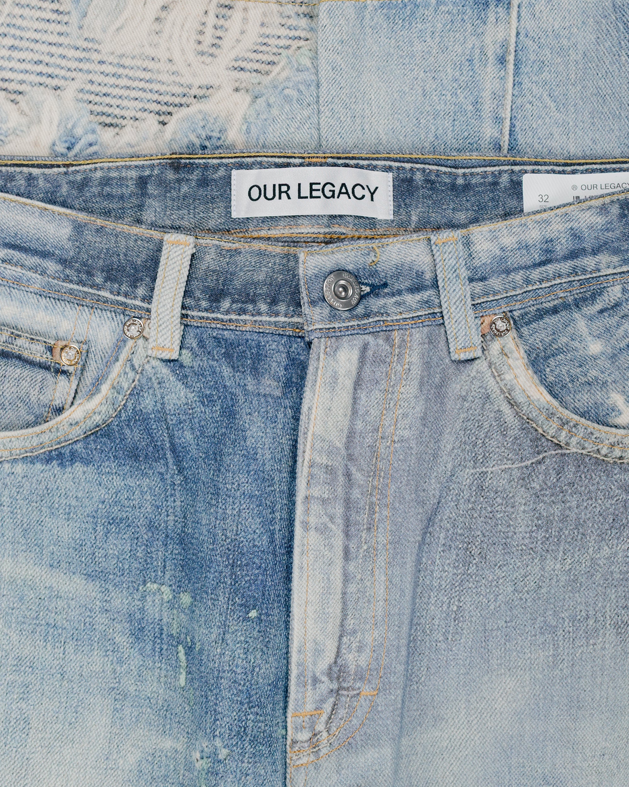 Our Legacy Third Cut Digital Denim Print - Image 6
