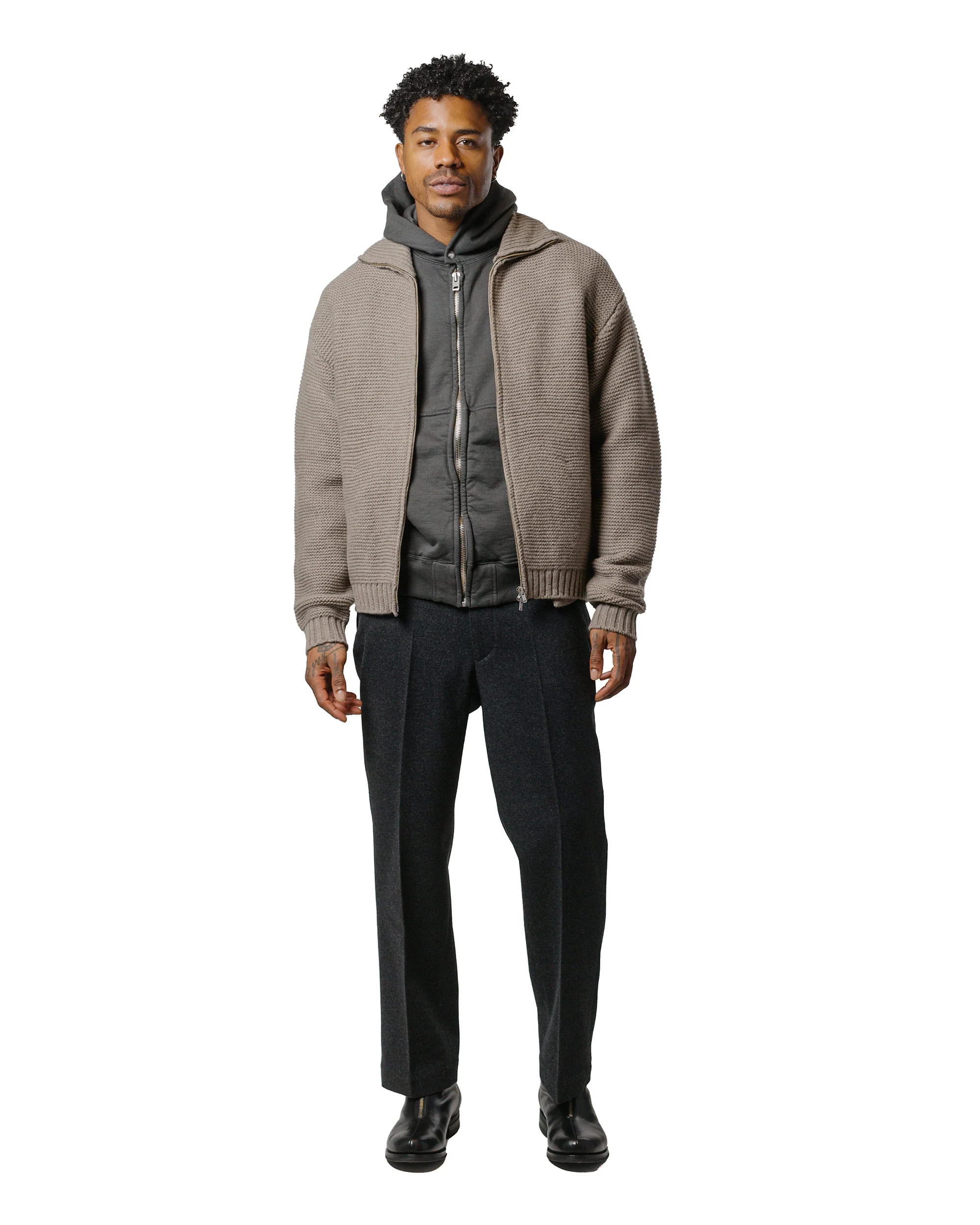Phigvel Athletic Full Zip Hoodie Carbon - Image 4