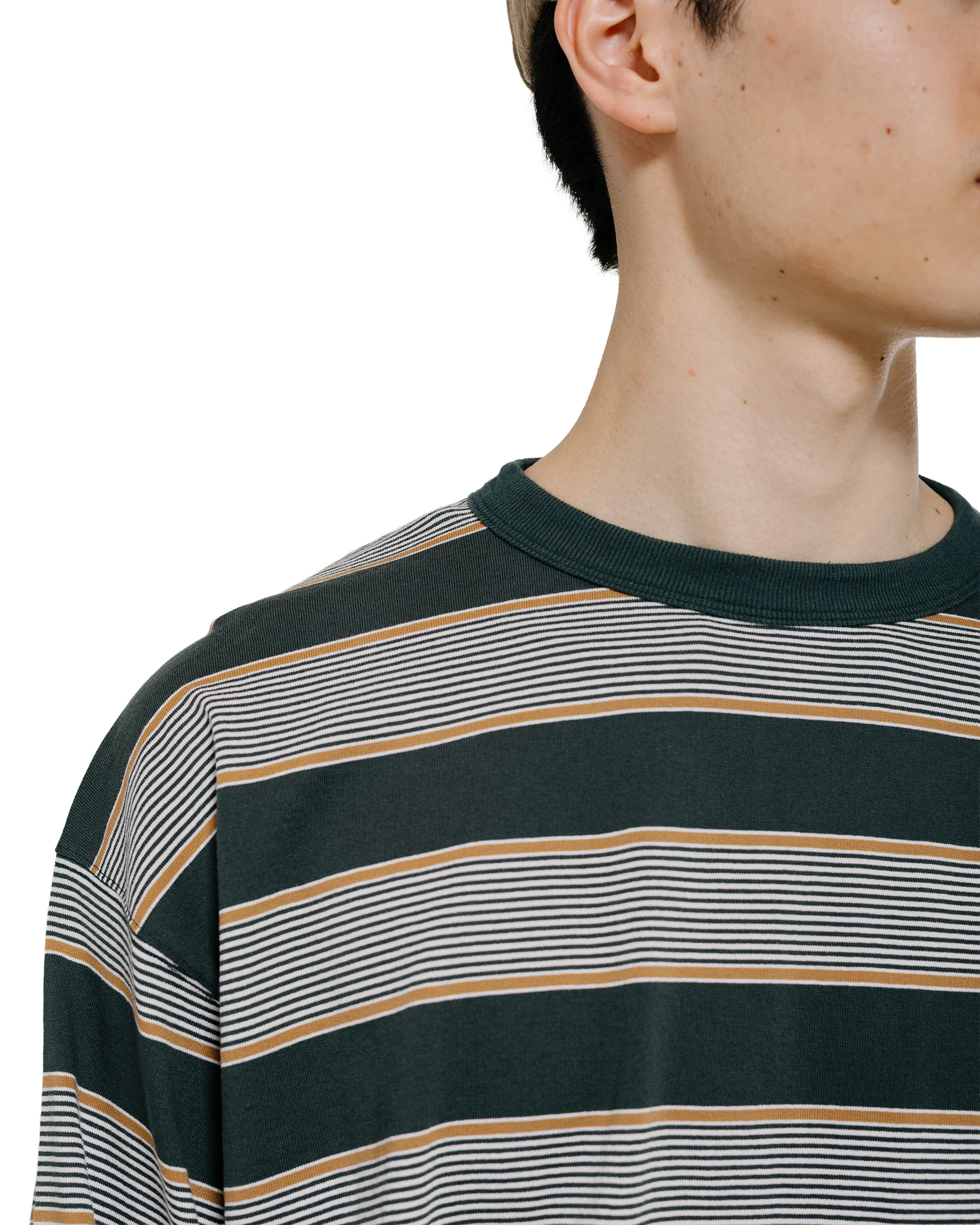 Phigvel Border Long Sleeve Top Forest/S.Brown - Image 3