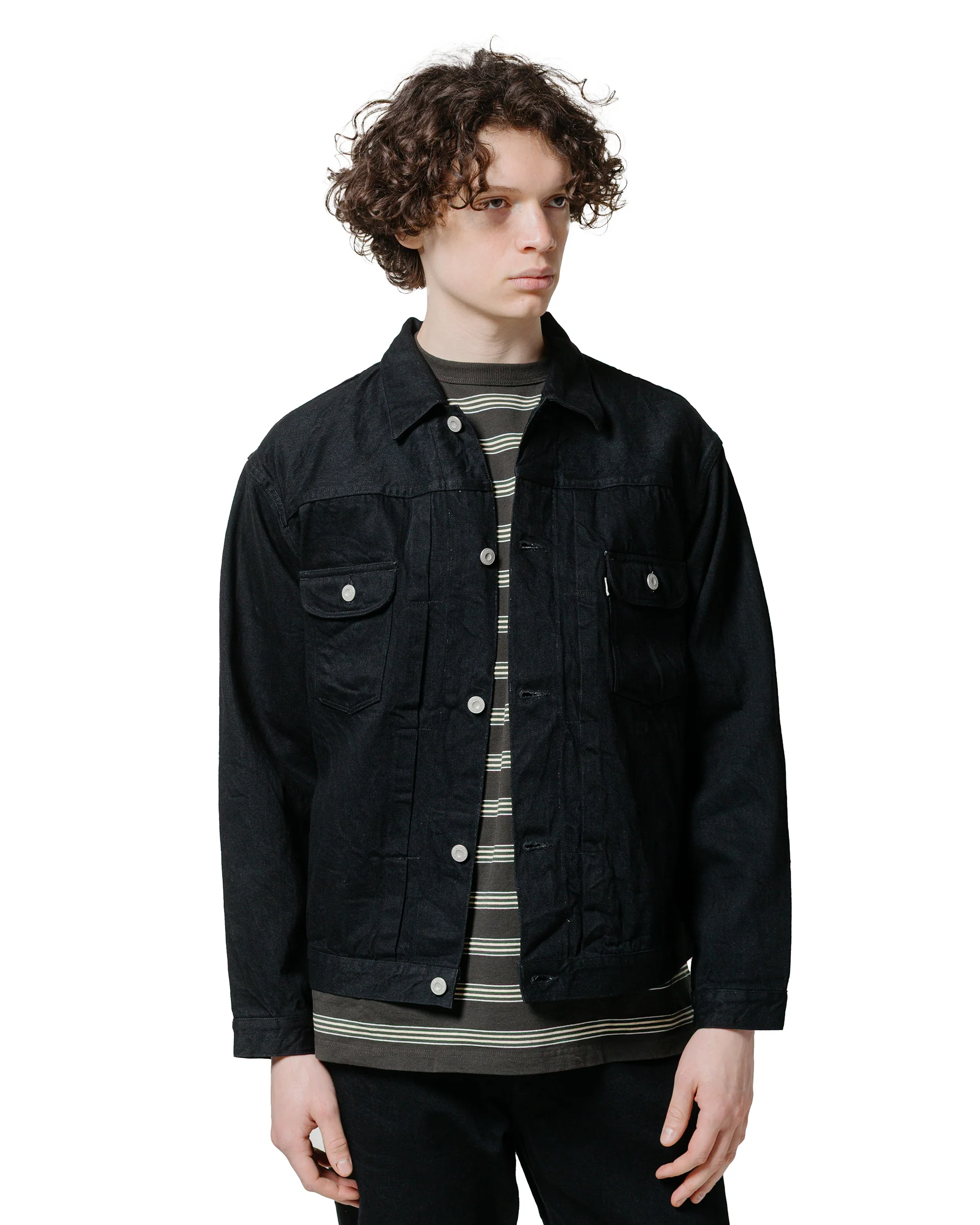 Phigvel Classic Jean Jacket Black - Image 2
