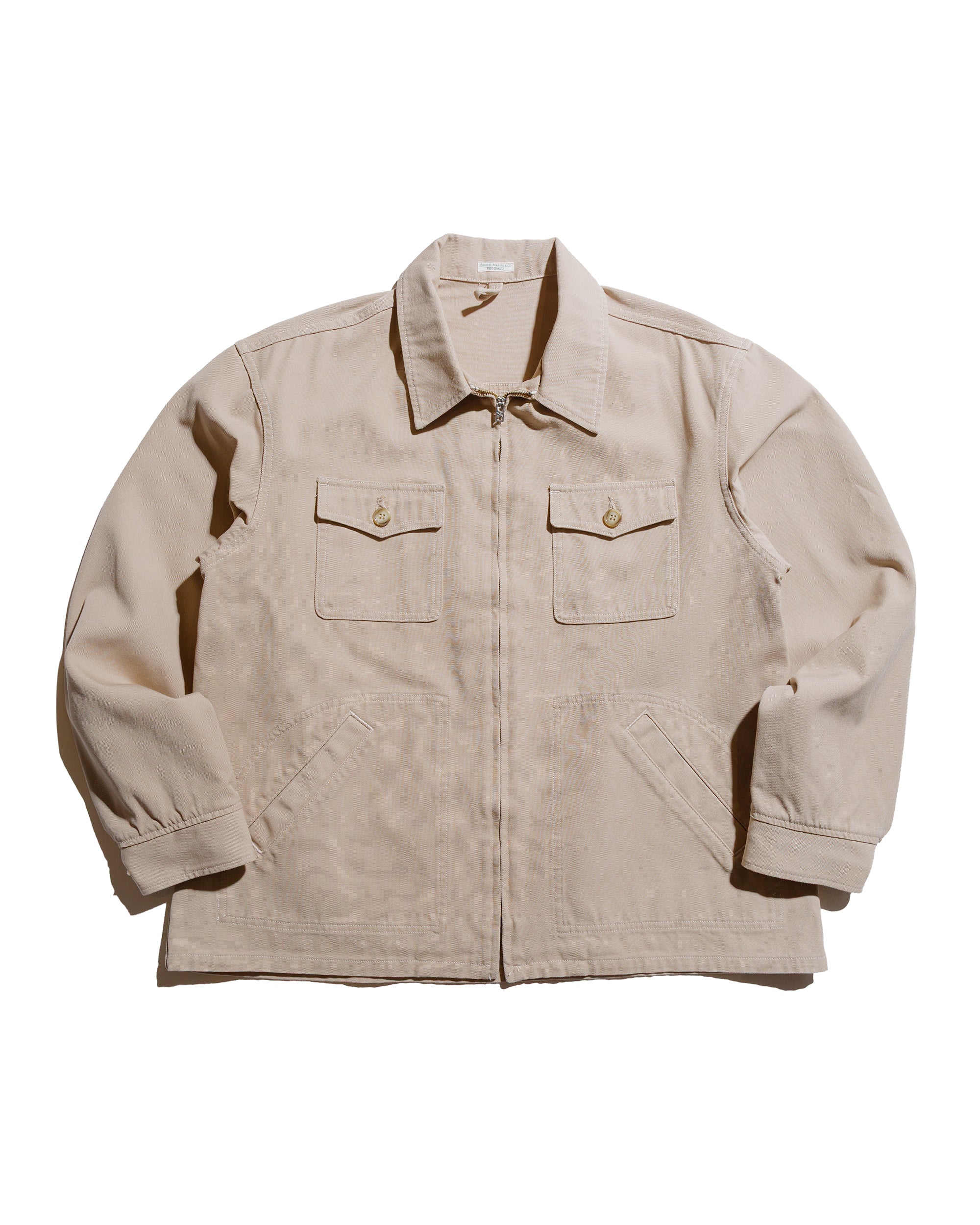 Phigvel Duck Cloth Workaday Jacket Cream
