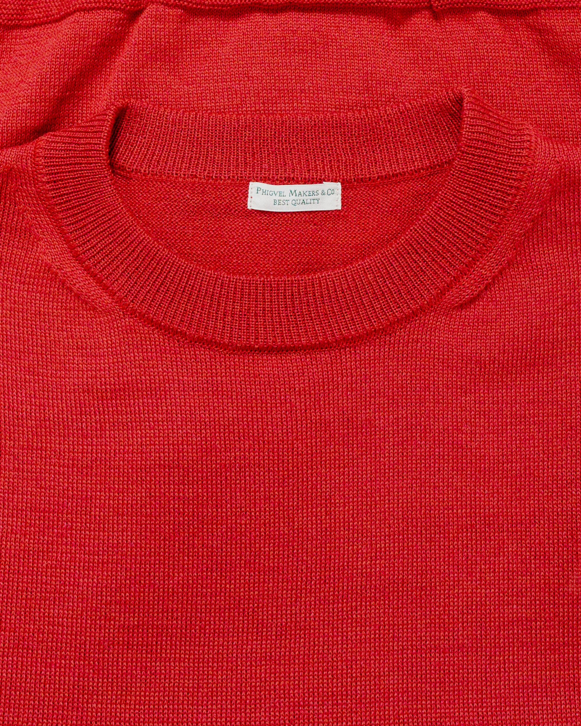 Phigvel W/L Crewneck Knit Red - Image 5