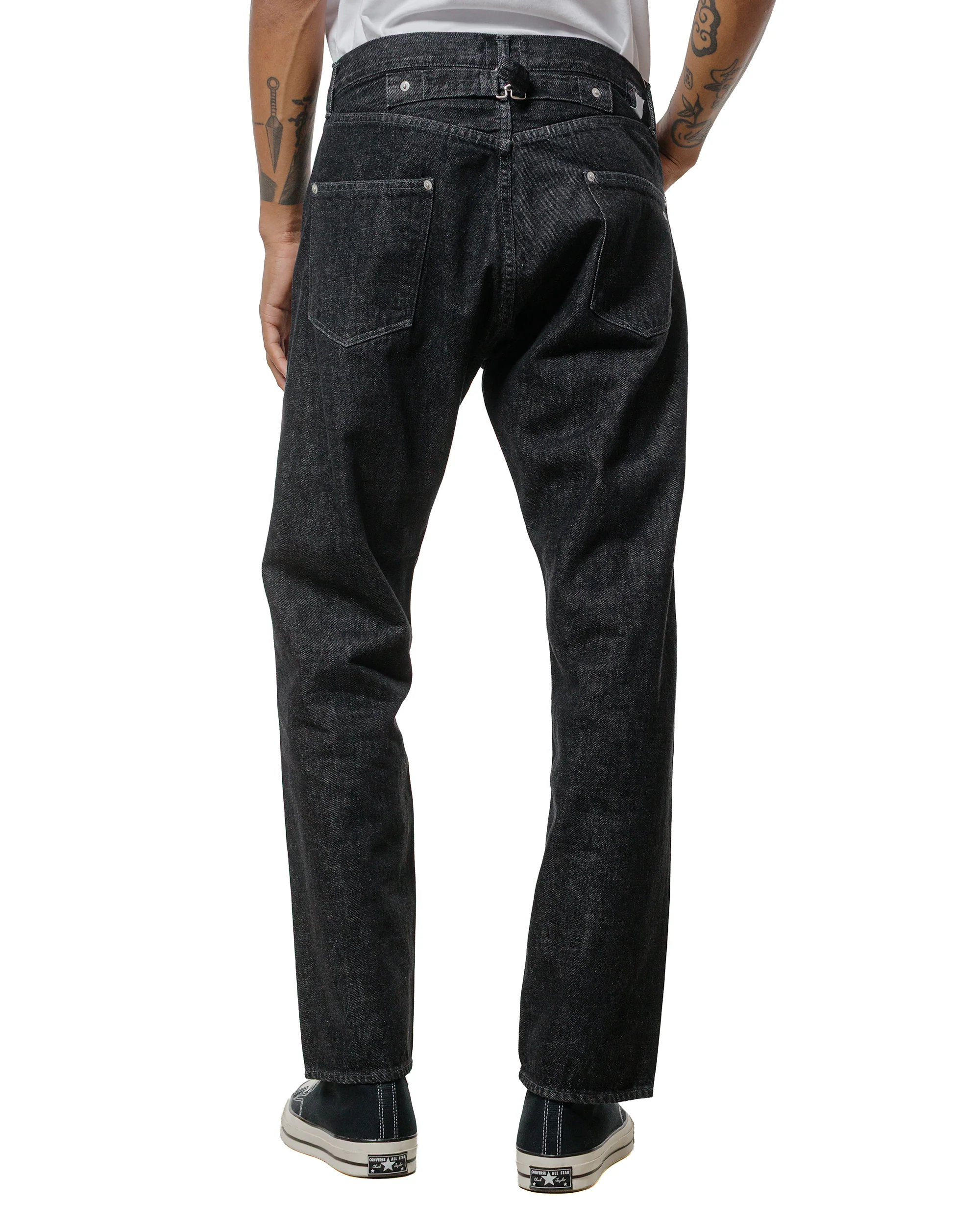 Post O'Alls No.10 Five Pocket 12.oz Denim Black Deep Wash - Image 3