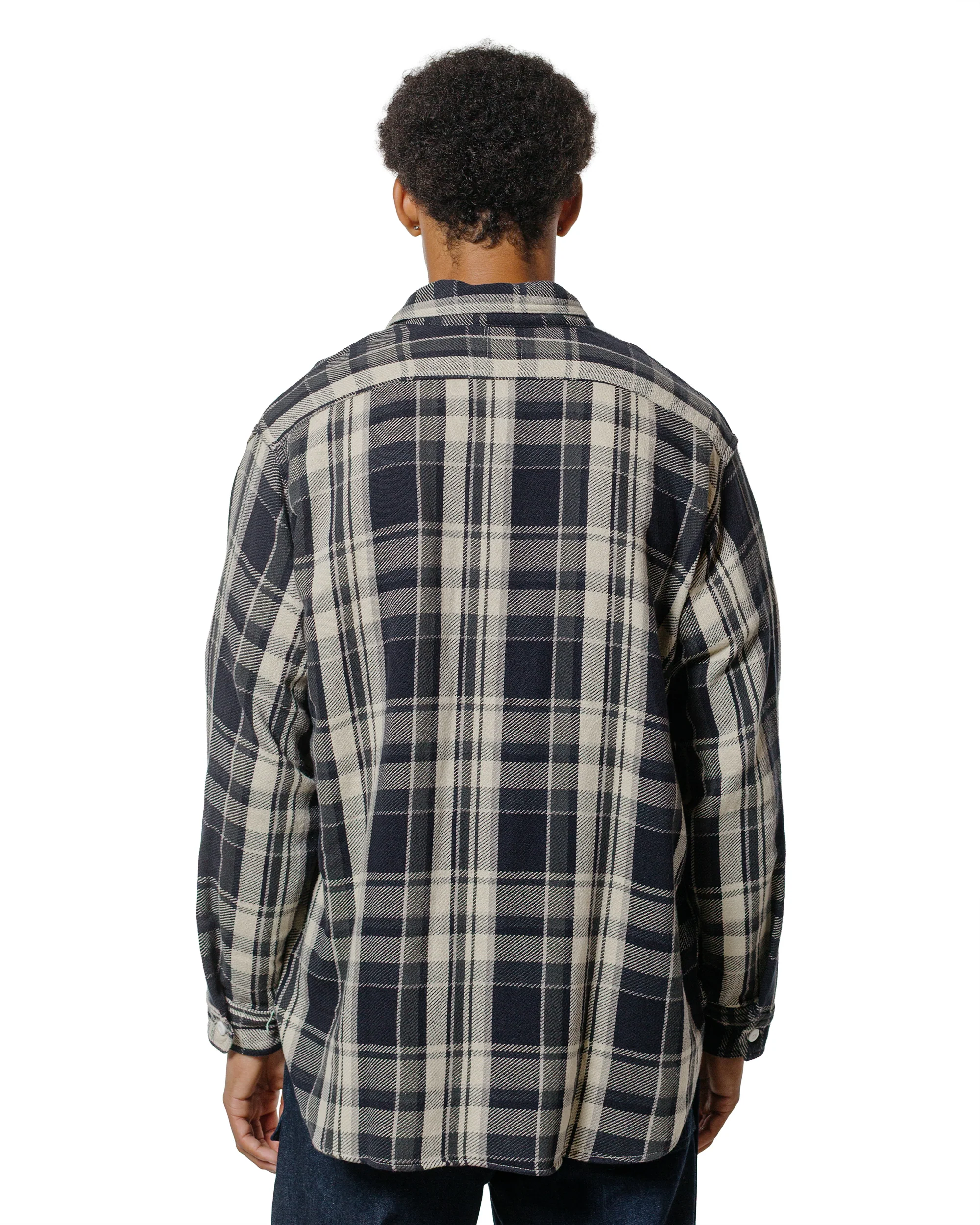 Post O'Alls St. Louis Cotton Flannel Plaid Grey - Image 3