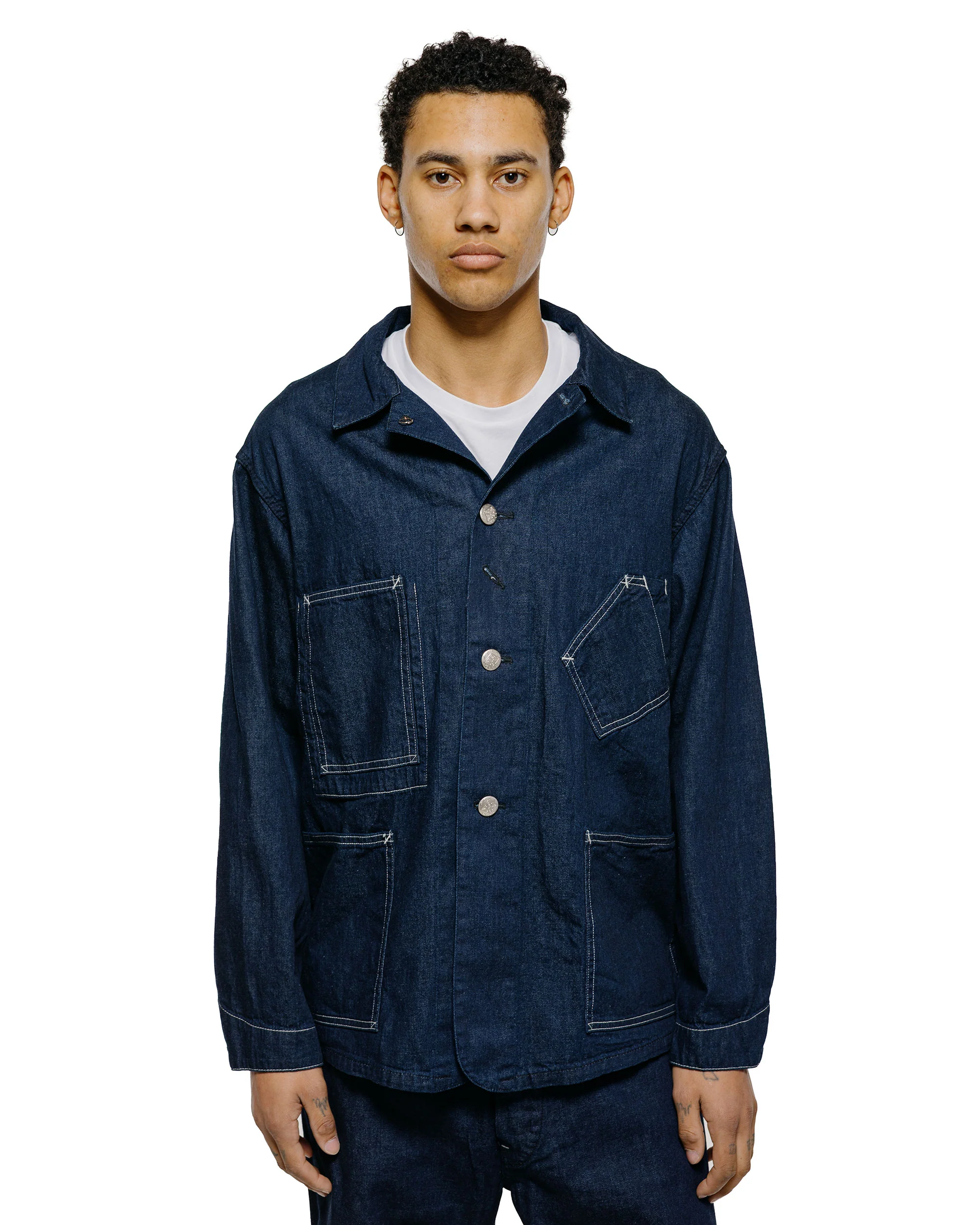 Post O'Alls Sweetbear 3 8oz. Denim Dark Indigo - Image 2