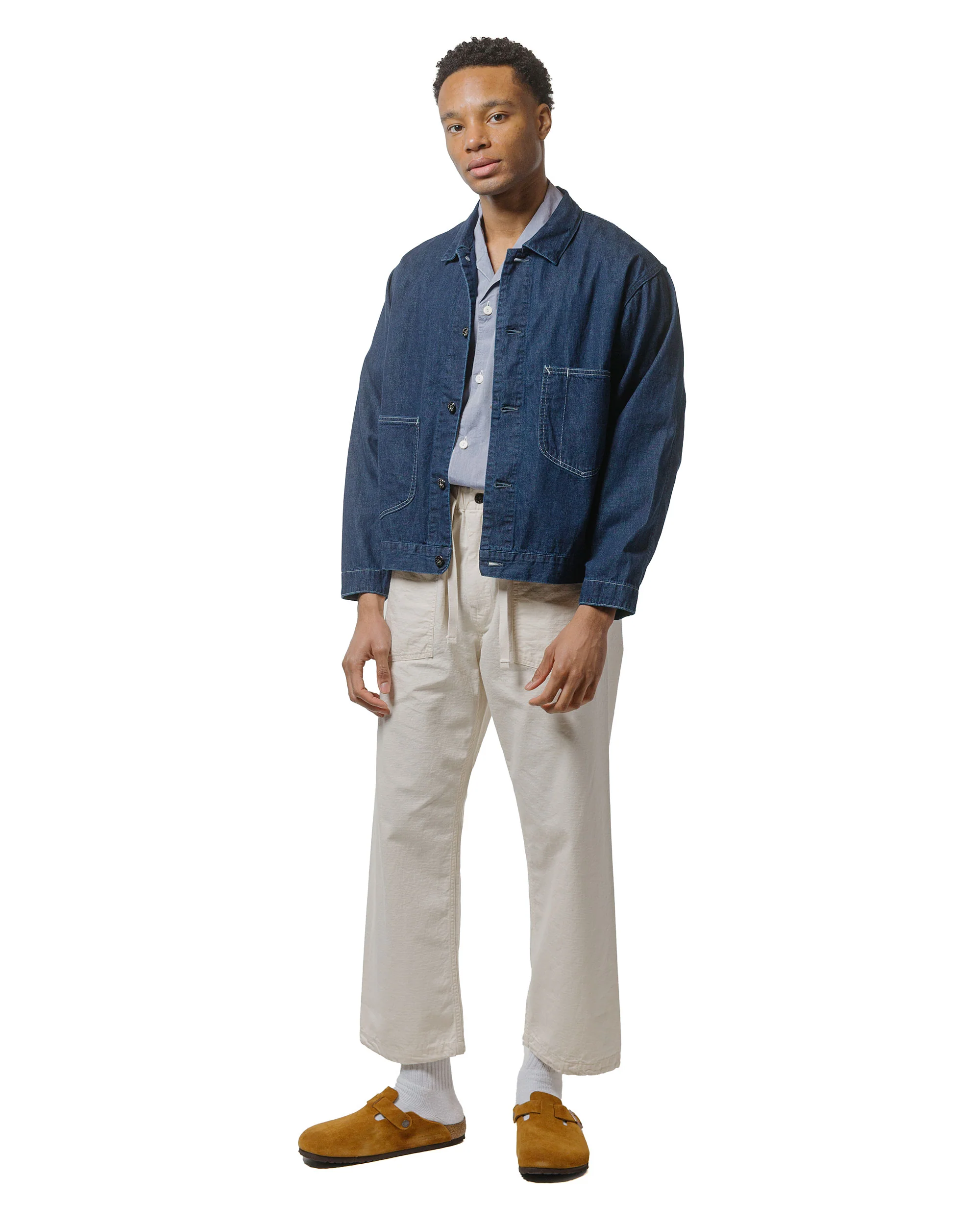 Post O'Alls Town & Country 2 Feather Chambray Blue - Image 4
