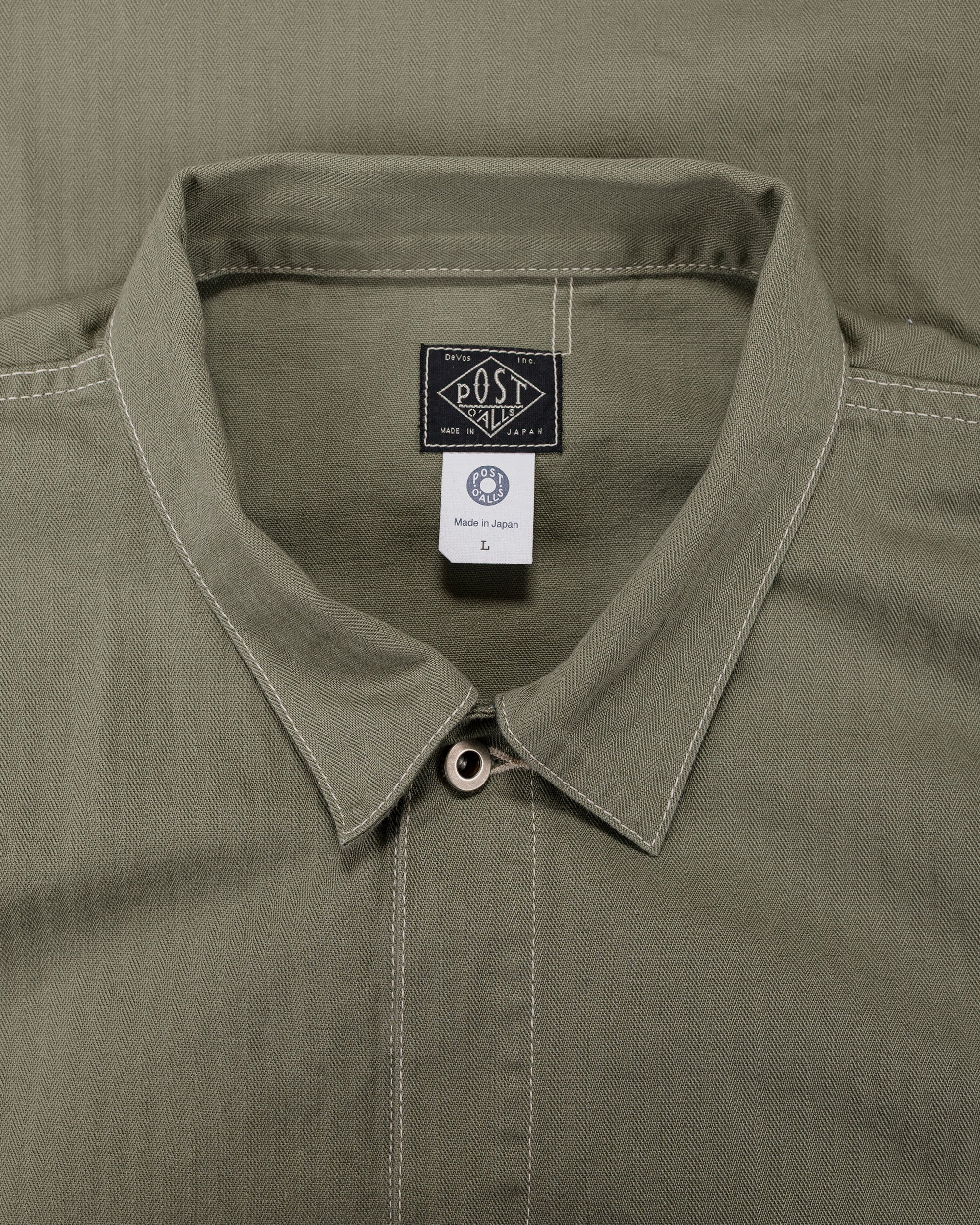 Post O'Alls USMC 1930s Utility Jacket Mini HBT Sage - Image 5