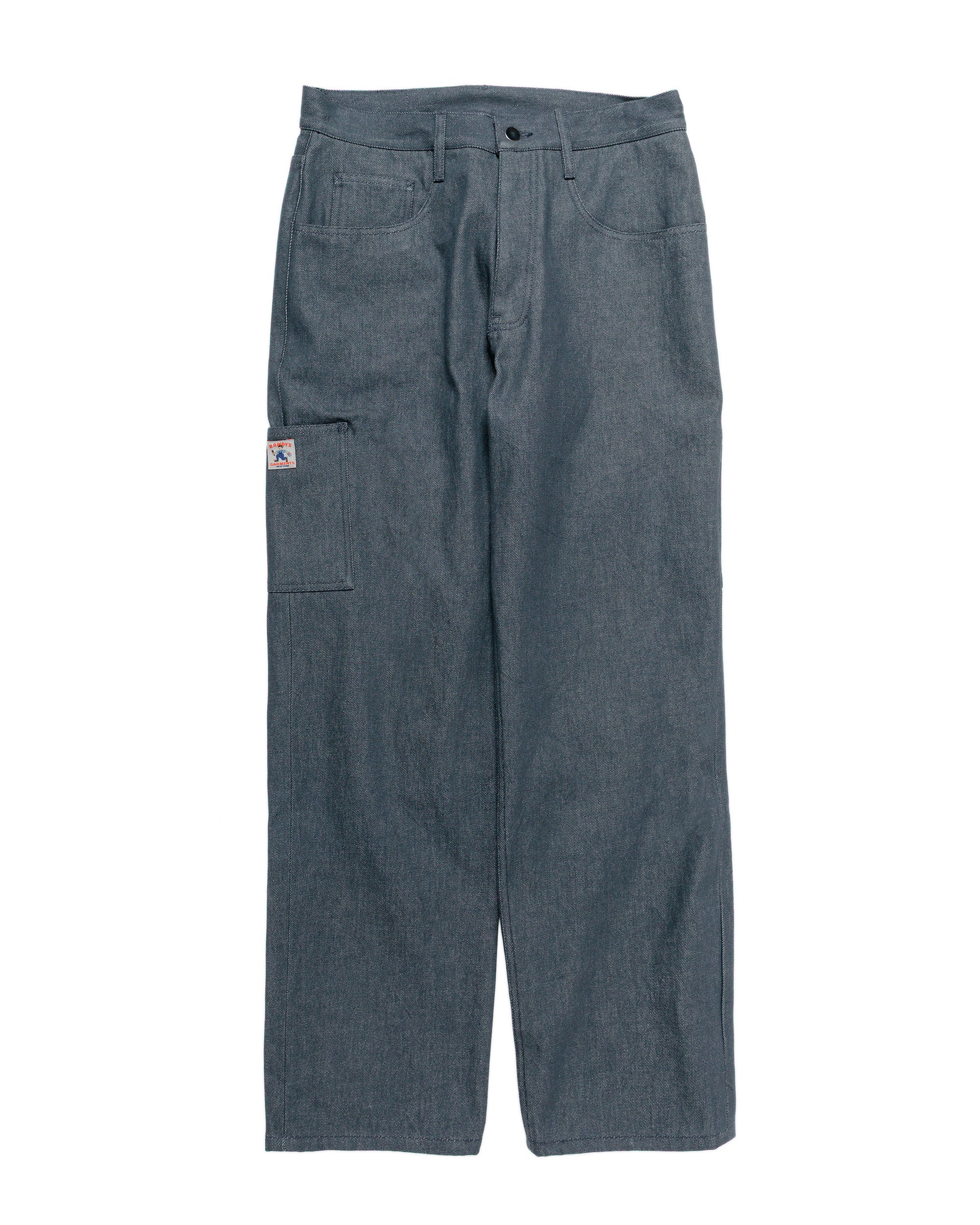 Randy's Garments 7-Pocket Jean Washed 13.5oz Cotton Charcoal Cone Denim