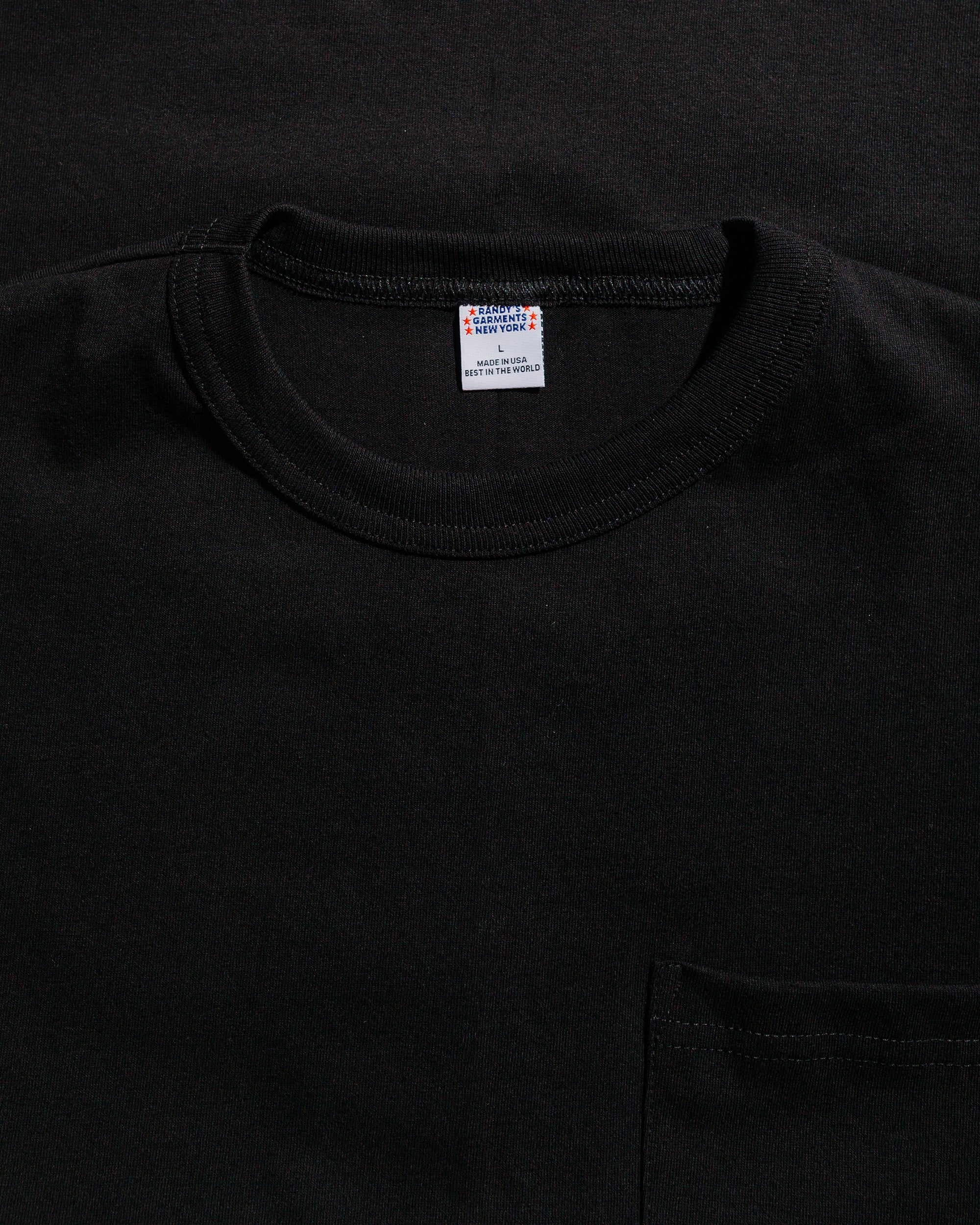 Randy's Garments Pocket Tee (Tab Label) Black - Image 4