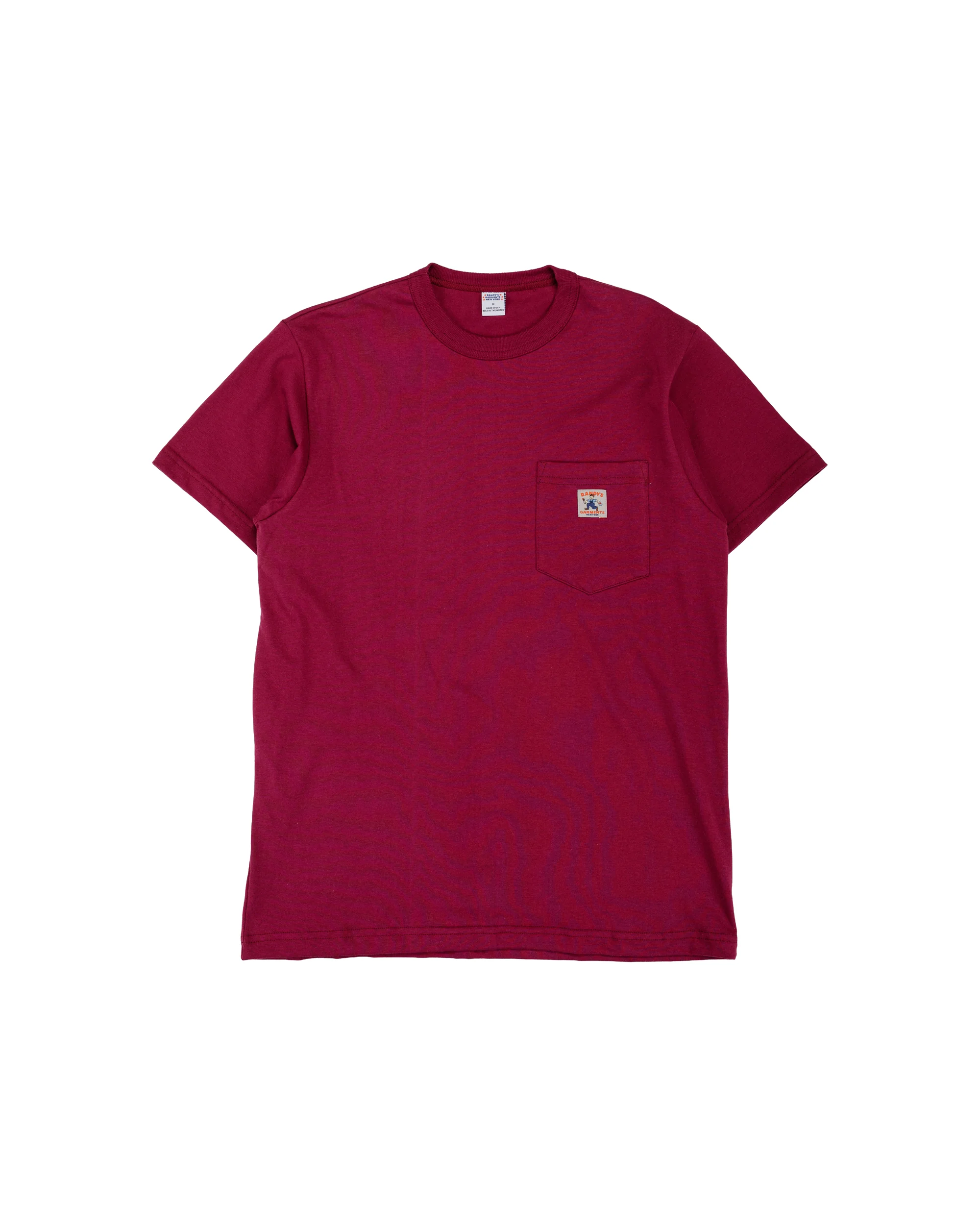 Randy's Garments Pocket Tee Maroon
