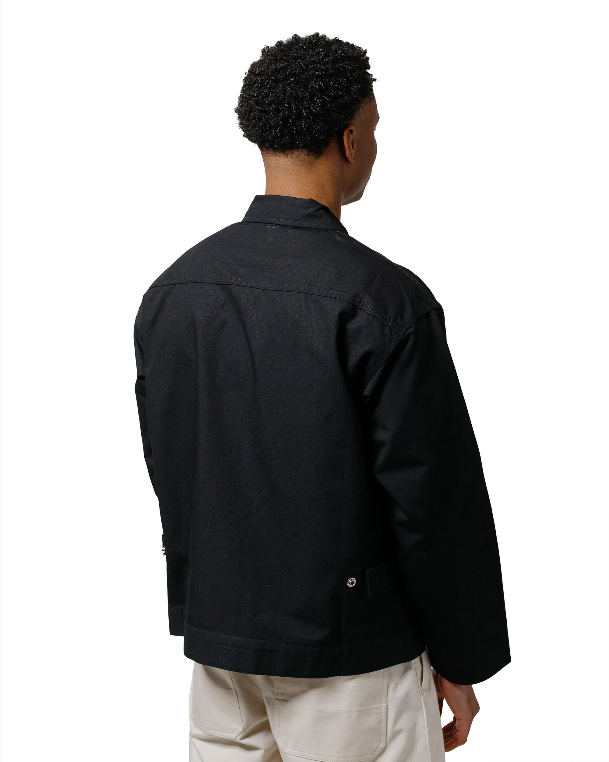 Randy's Garments Service Jacket Cotton Ripstop Black - Image 3