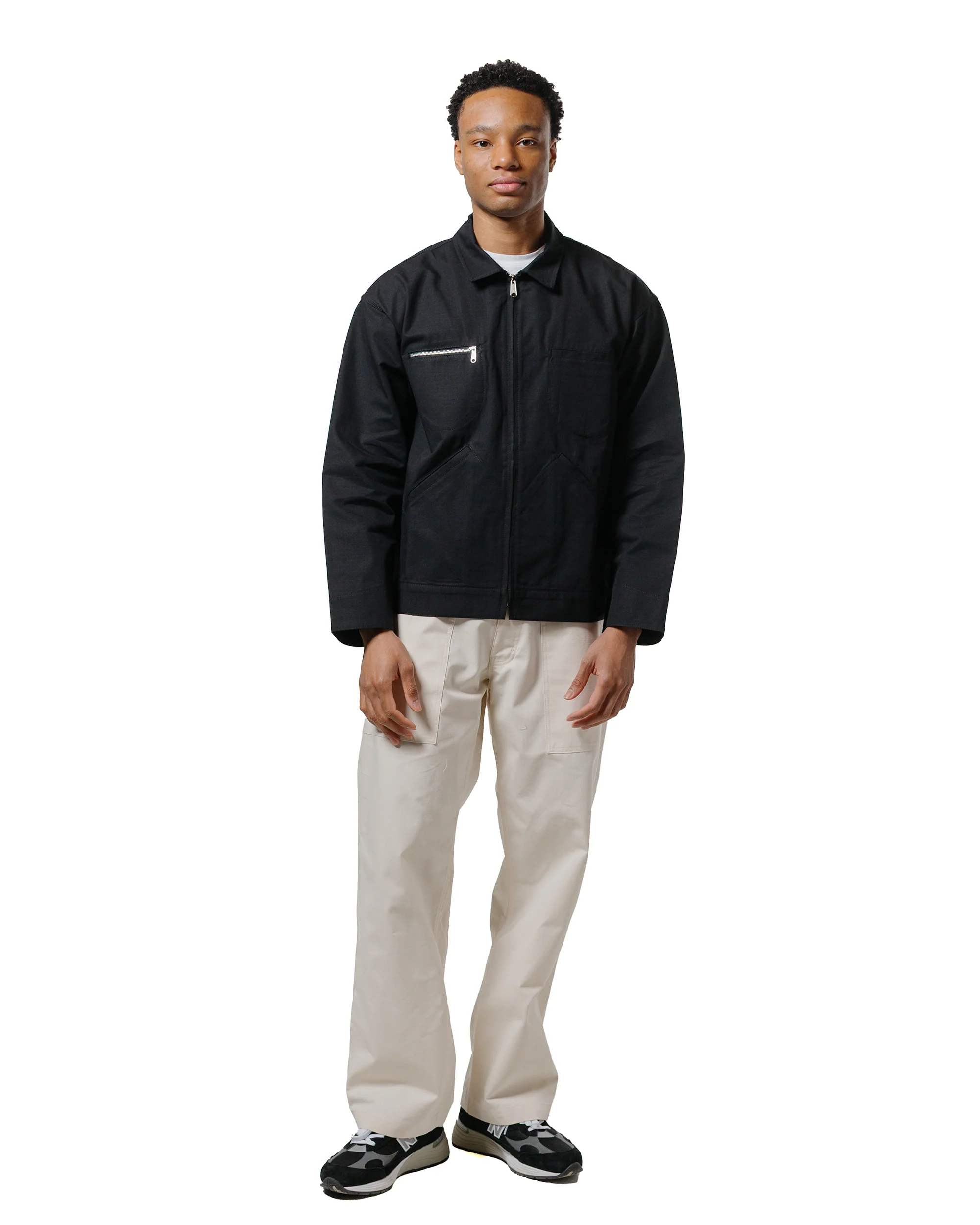 Randy's Garments Service Jacket Cotton Ripstop Black - Image 4