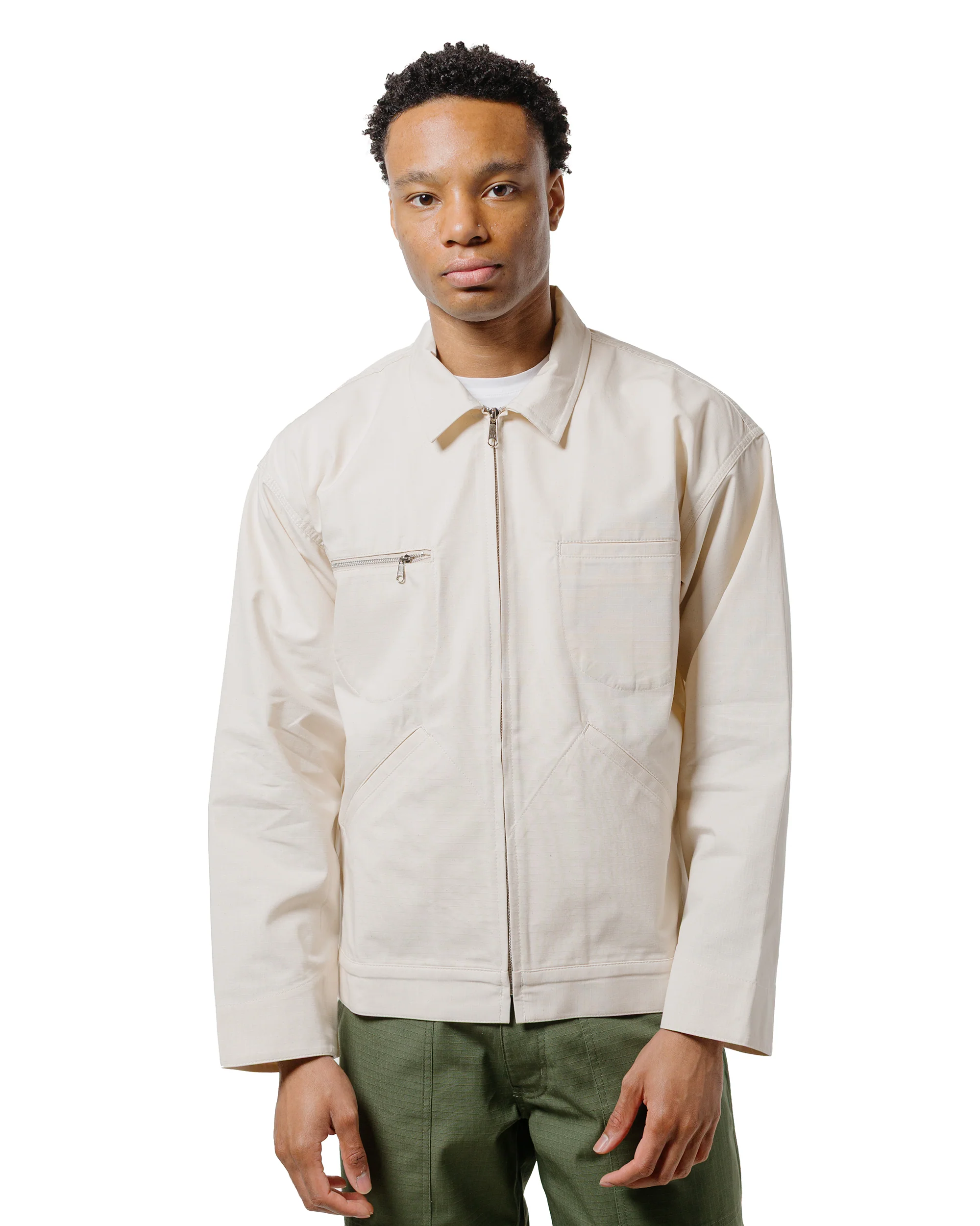 Randy's Garments Service Jacket Cotton Ripstop Natural - Image 2