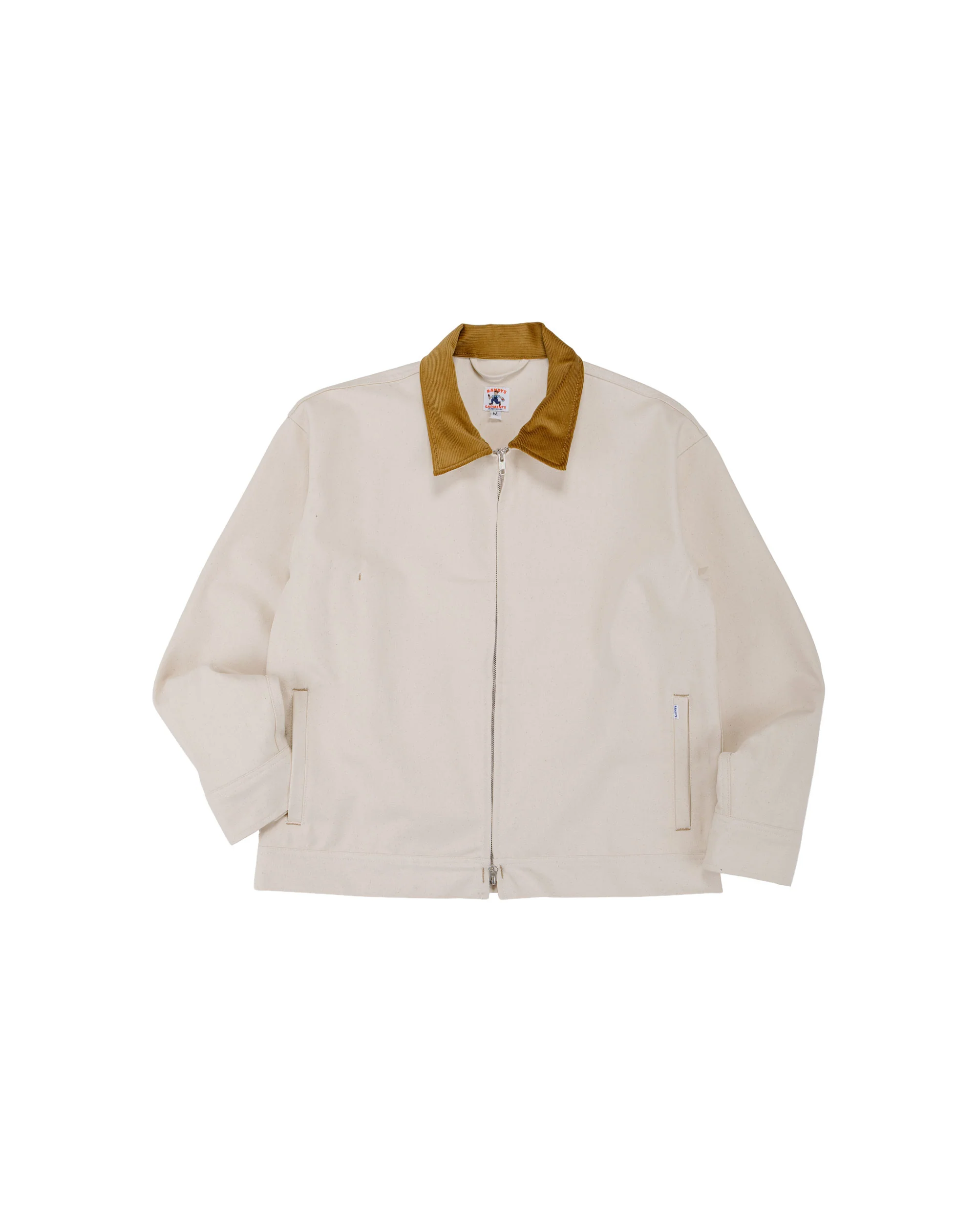 Randy's Garments Station Jacket Natural 12oz 100% Cotton Duck Canvas