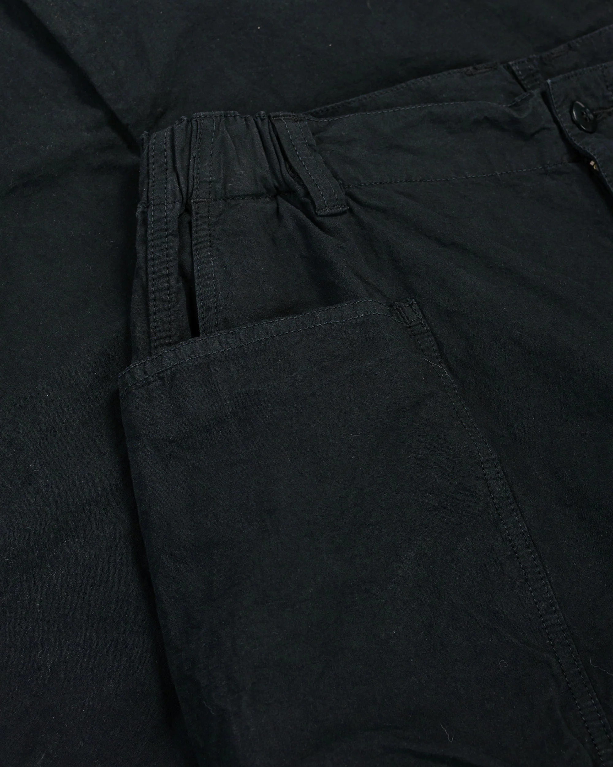 Sage de Cret CO/HEMP High Density Wide Work Pants Black - Image 5