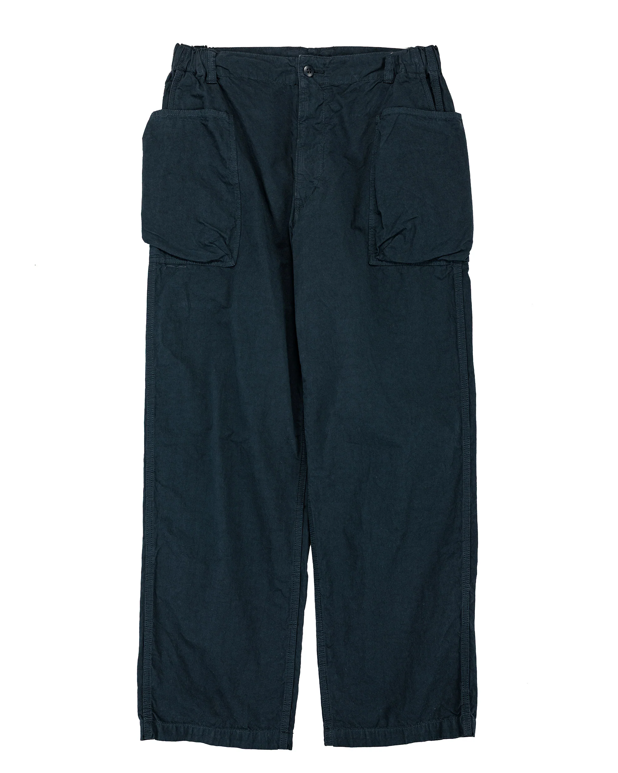 Sage de Cret CO/HEMP High Density Wide Work Pants Navy