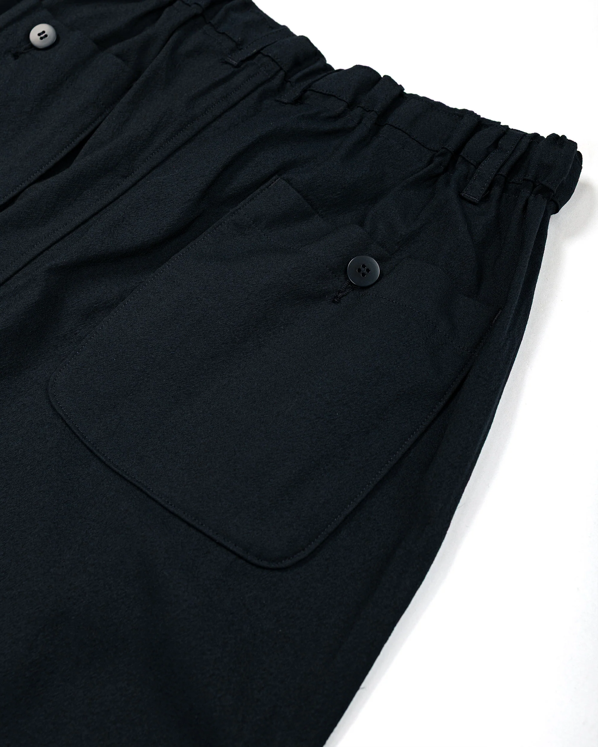Sage de Cret WO/SI Tumble Washed Wide Easy Pants Navy - Image 6