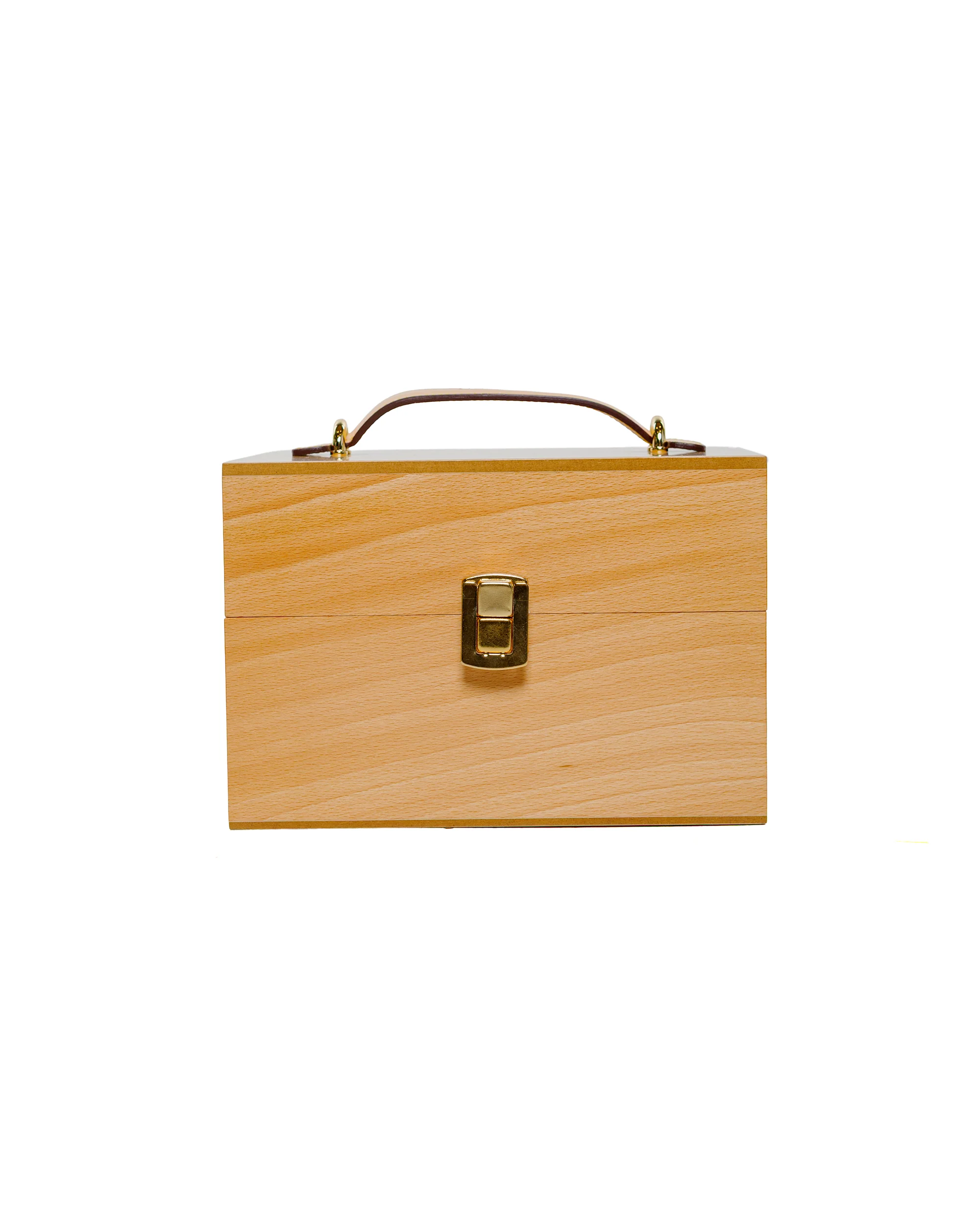 Saphir Groom Box Beech Wood Vegetal Leather - Image 5