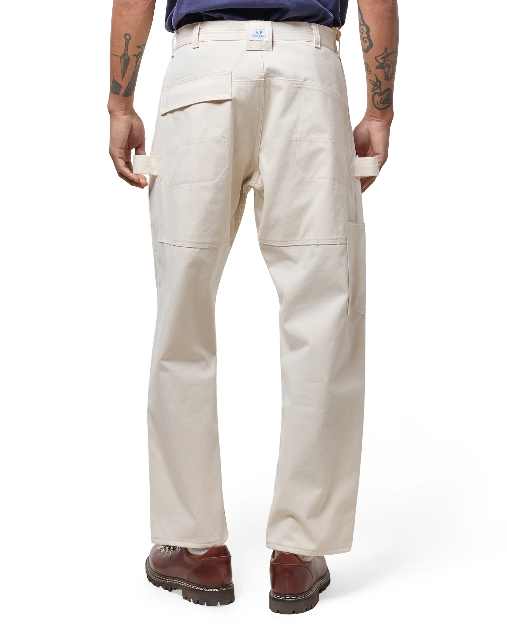 Sassafras D Pruner Pants Canvas Natural - Image 3