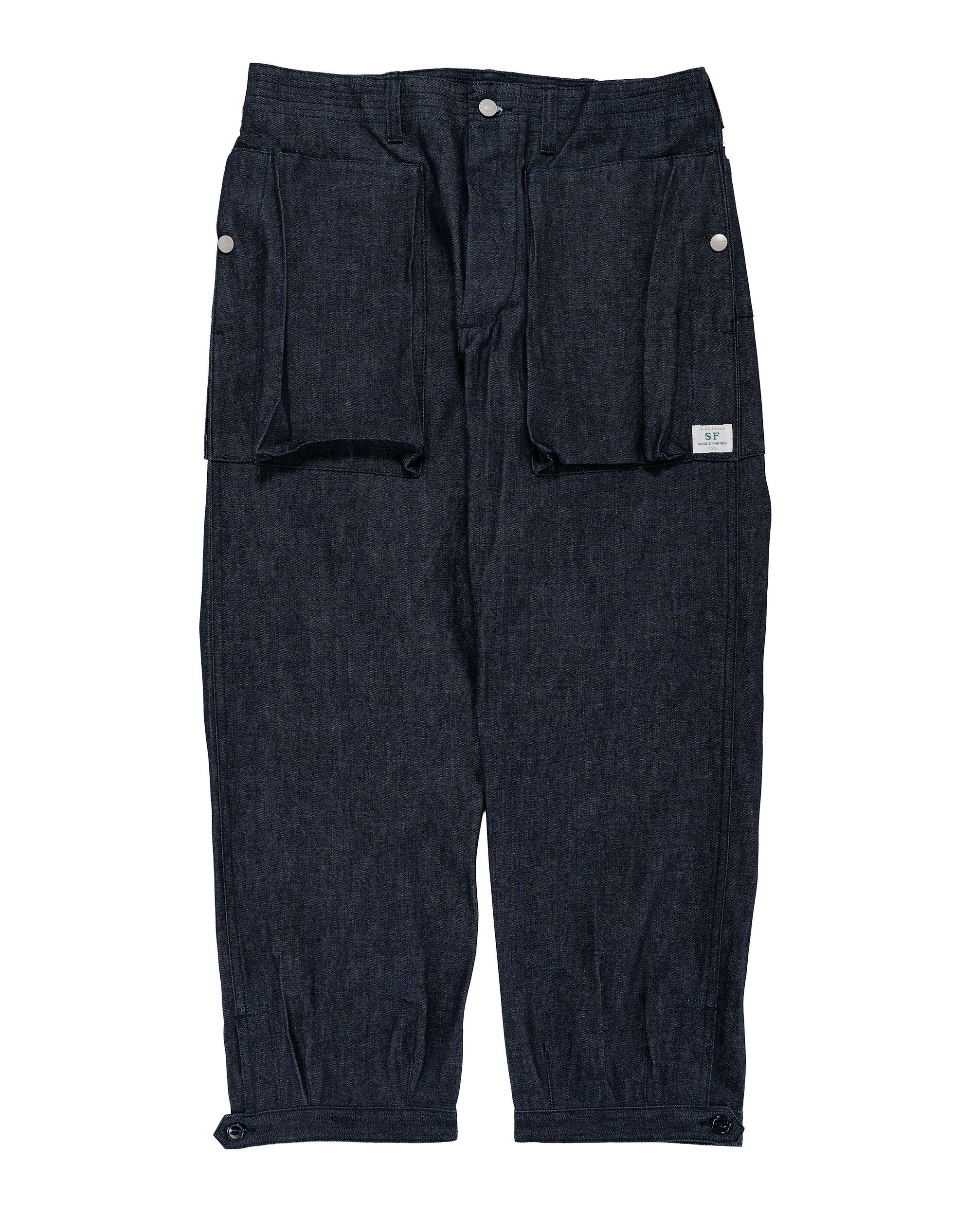 Sassafras Digs Crew Pants 4/5 8oz Denim Indigo