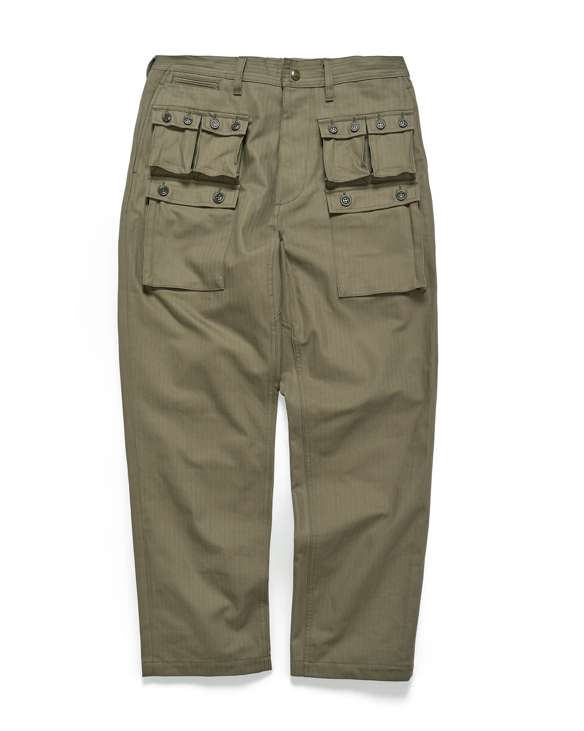 Sassafras G.D.U. Pants Herringbone Twill Olive