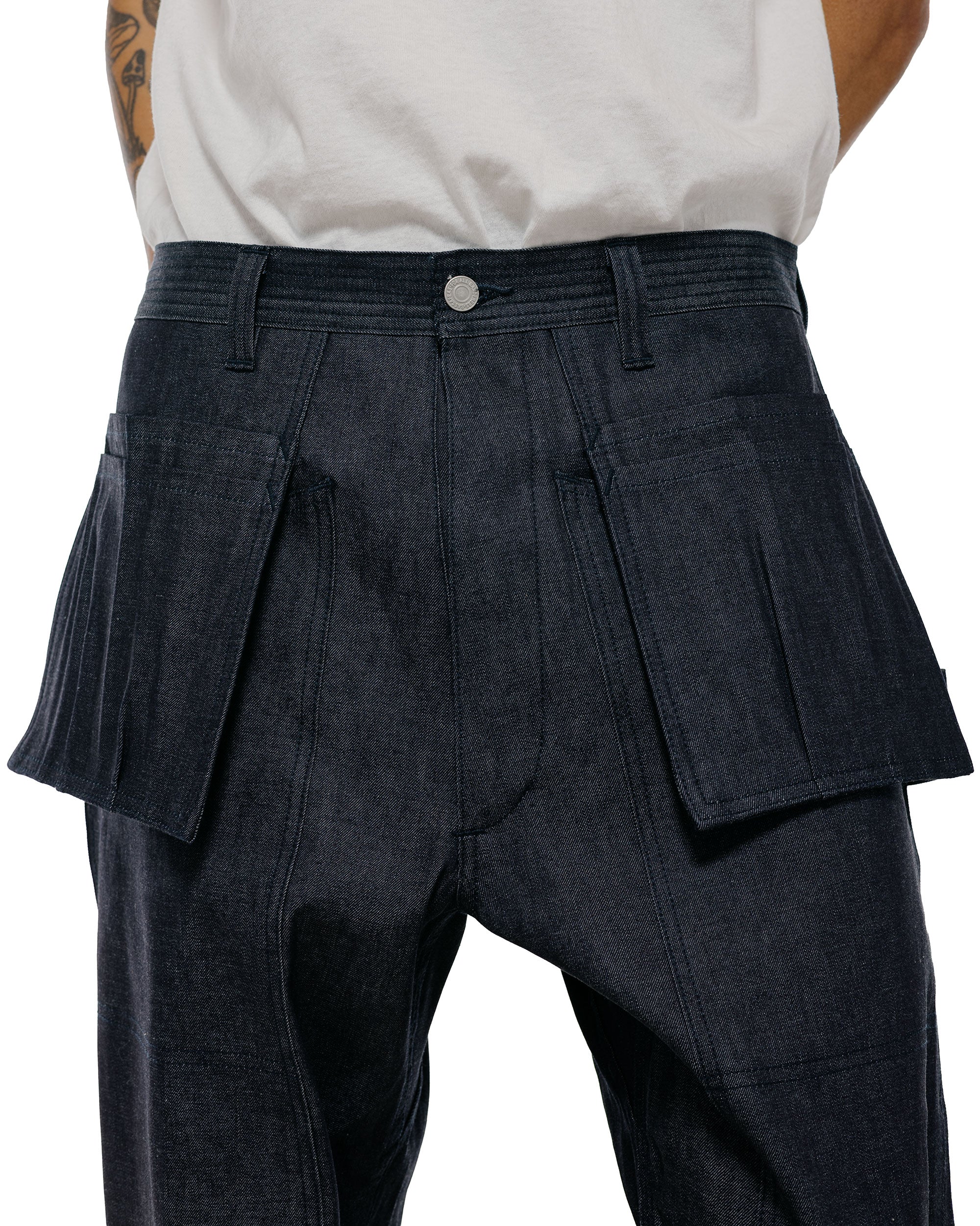 Sassafras Landscaper Grown Pants 8oz Denim Indigo - Image 3