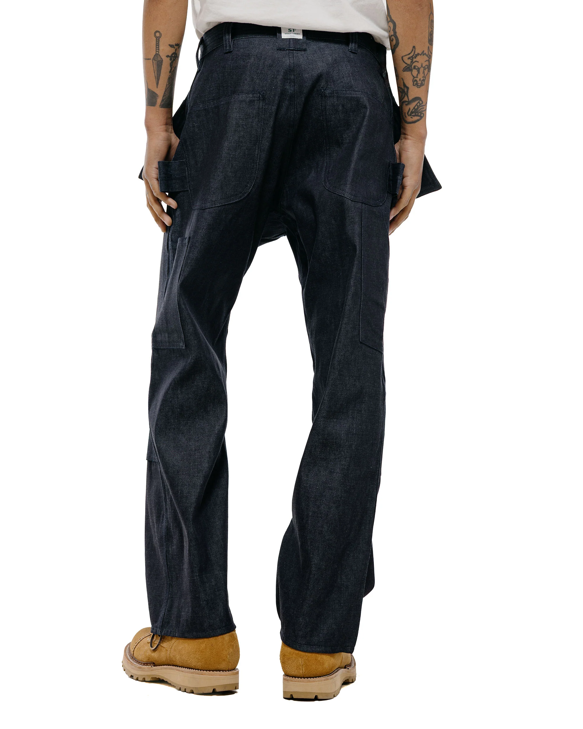 Sassafras Landscaper Grown Pants 8oz Denim Indigo - Image 4