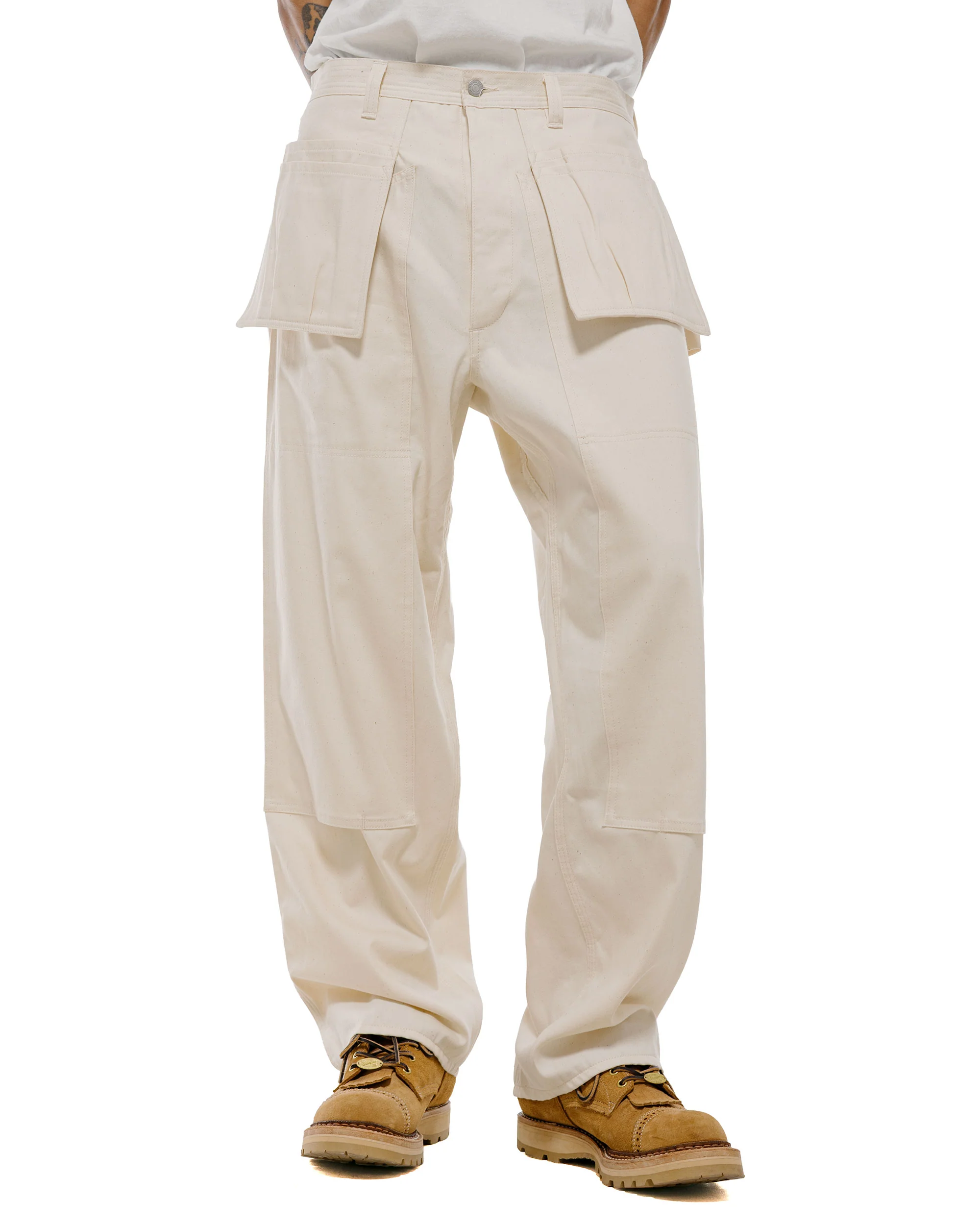 Sassafras Landscaper Grown Pants 8oz Denim Natural - Image 2