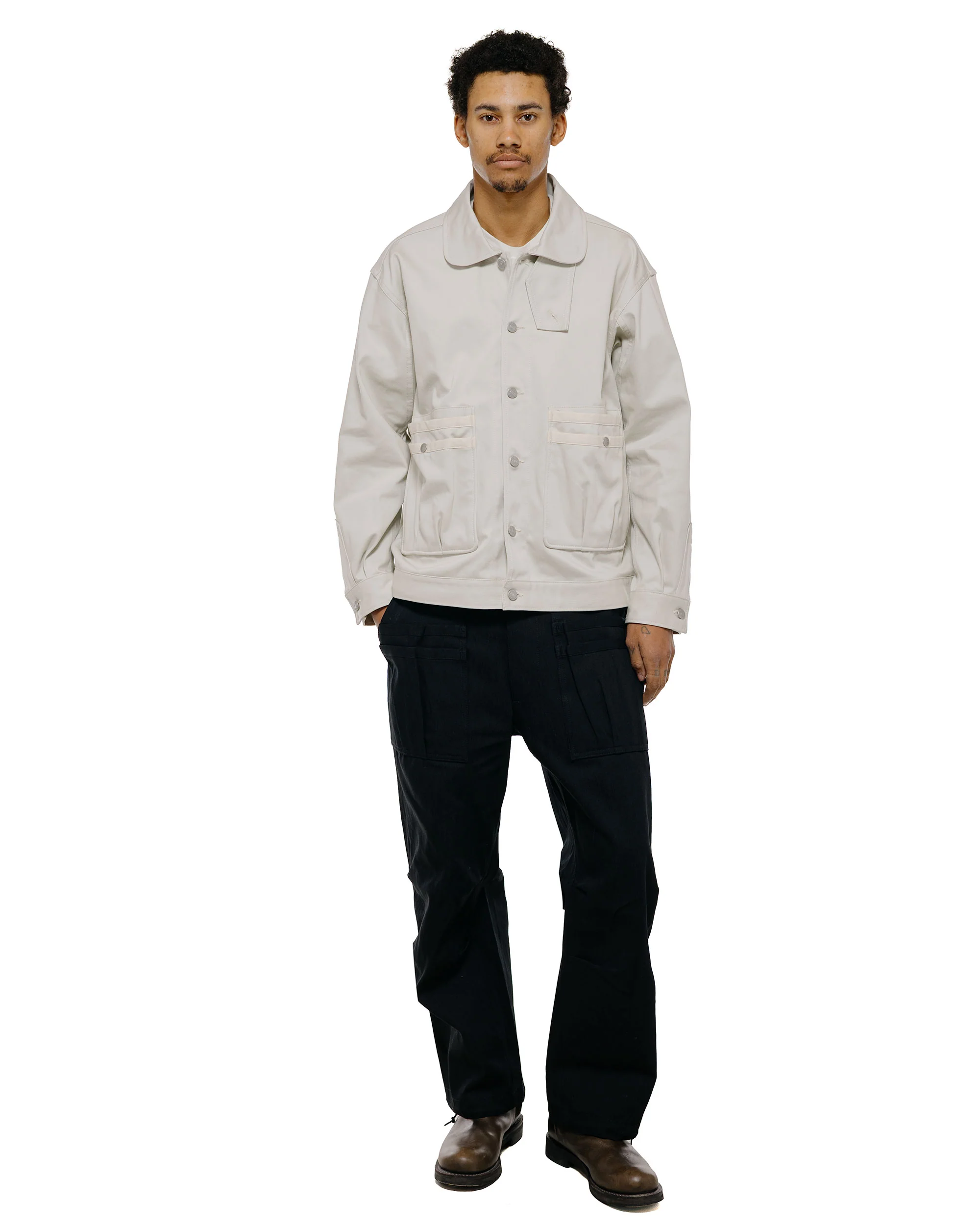 Sassafras Overgrown Fatigue Pants 8.5oz Work Denim Black - Image 5