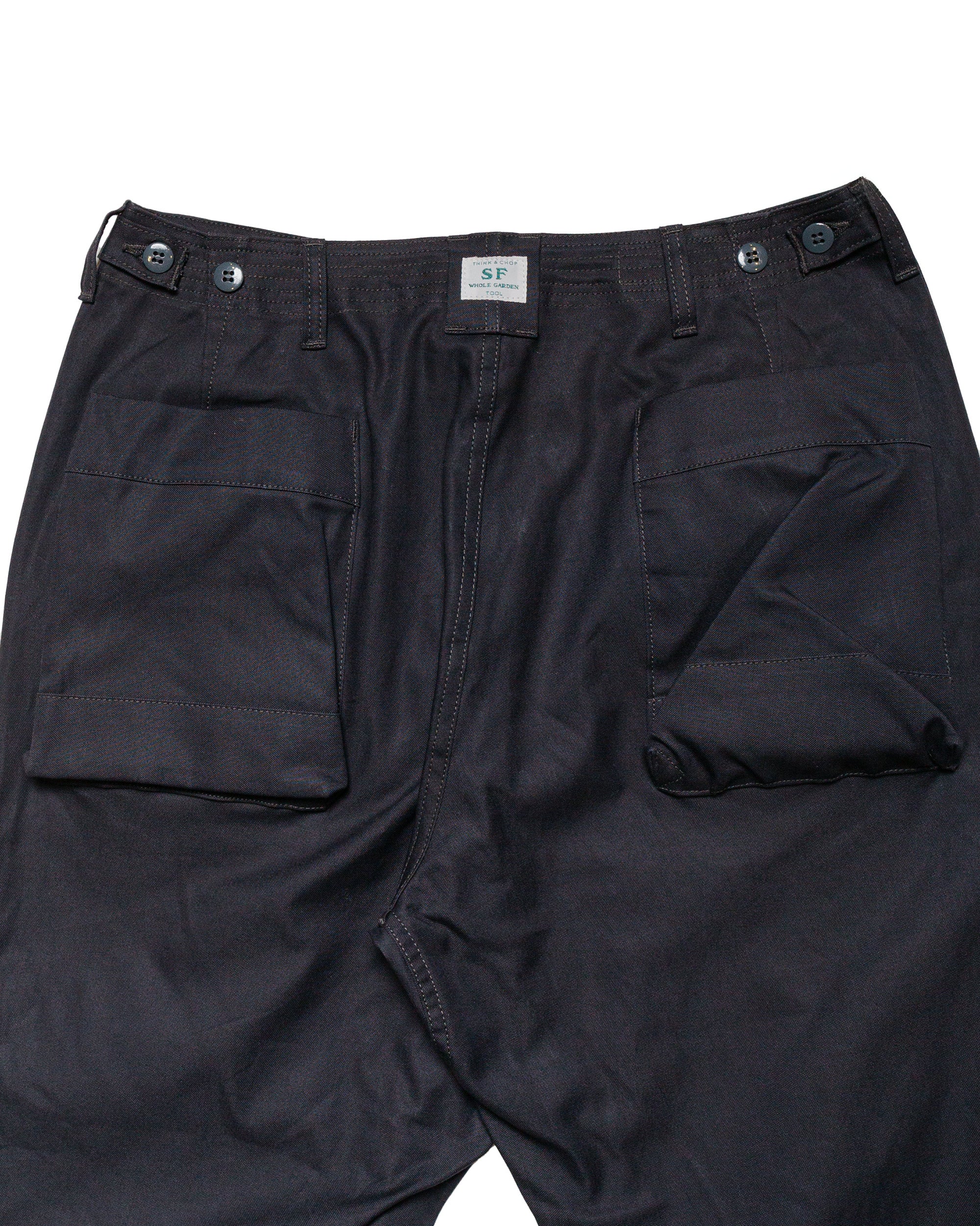 Sassafras Overgrown Fatigue Pants Duck Charcoal - Image 5